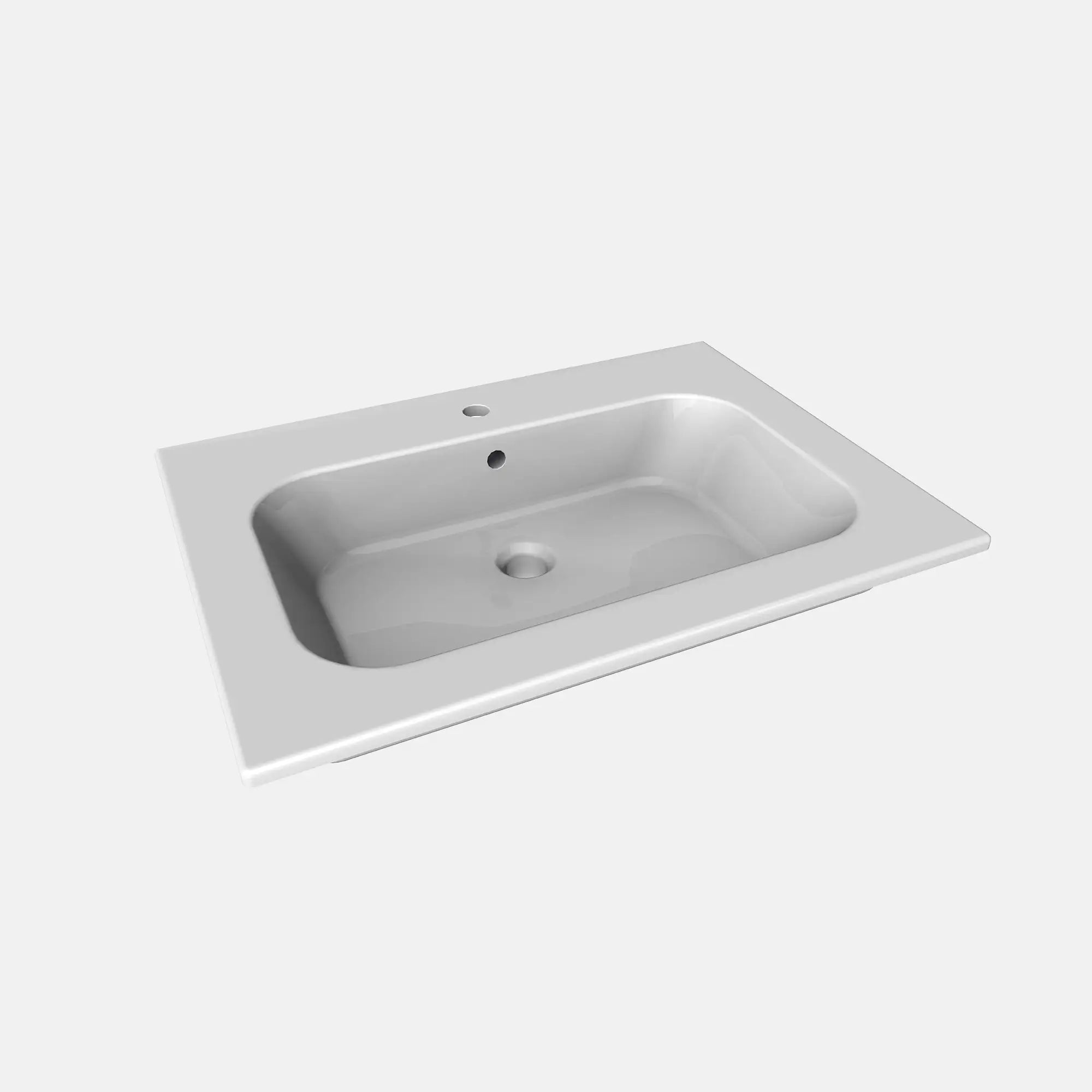 K5 Keramik-Waschtisch | 71 cm, Weiß