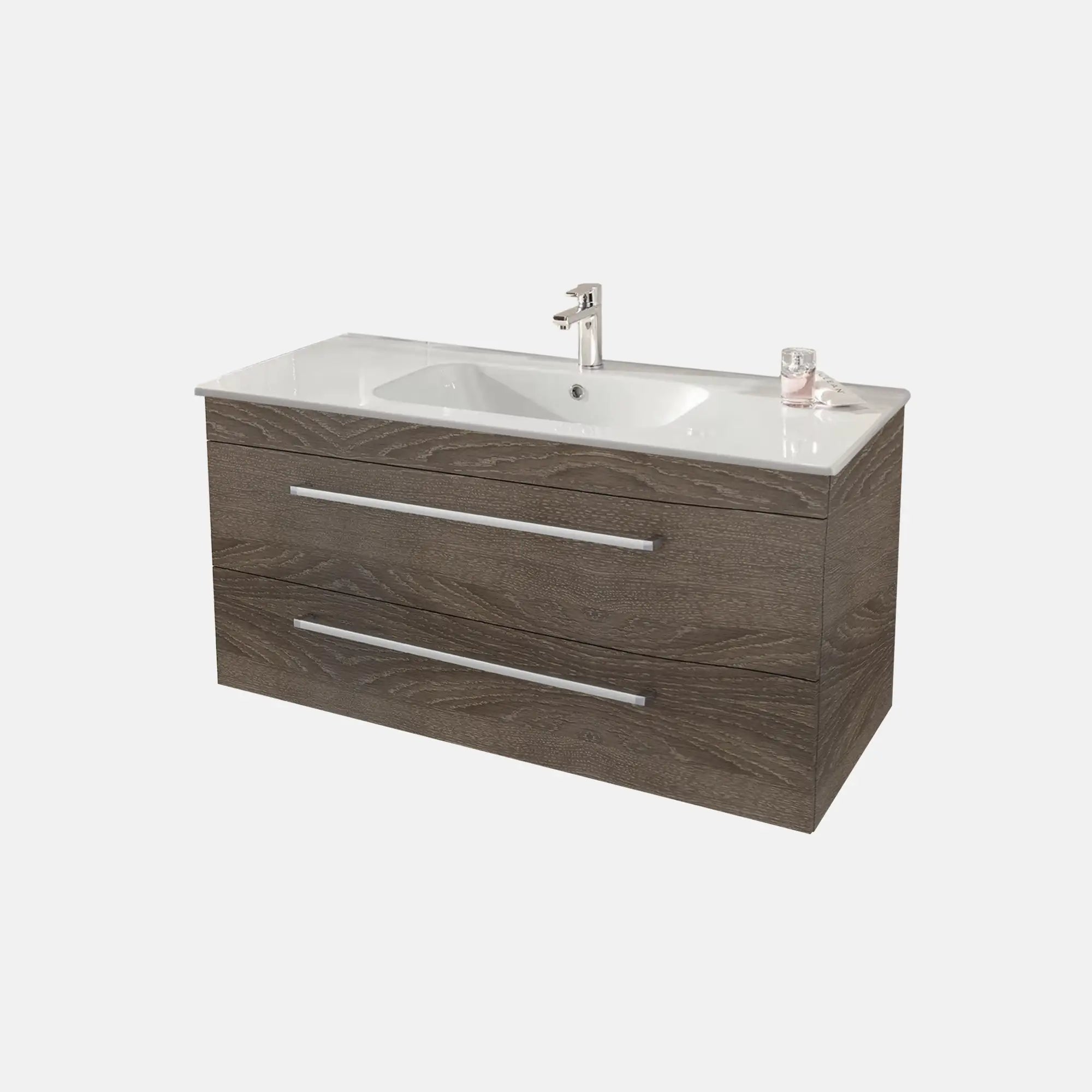 K5 Waschtisch inkl. Unterschrank | 121 cm, Eiche-Maron