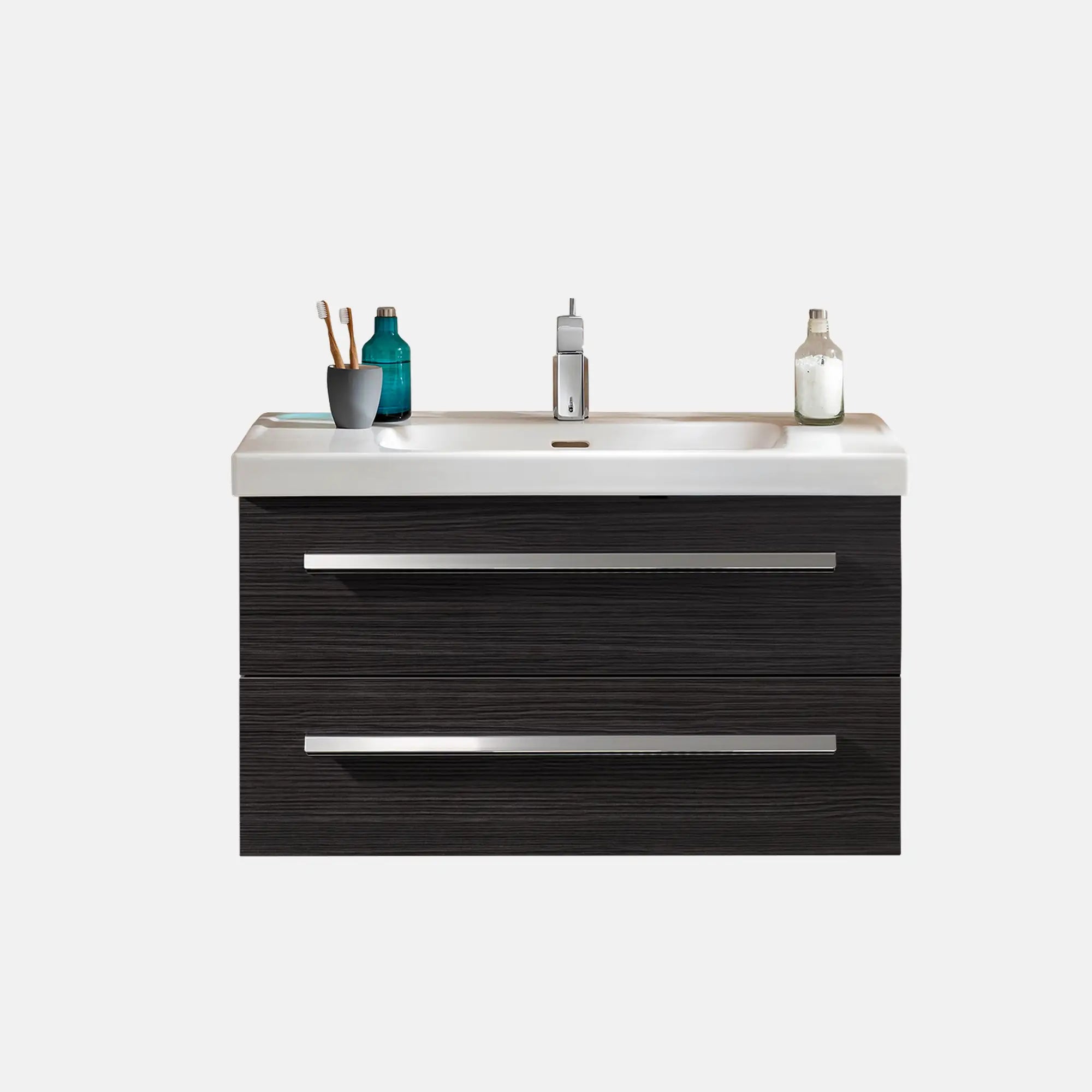 K1 Waschtisch inkl. Unterschrank | 91 cm, Dark Oak