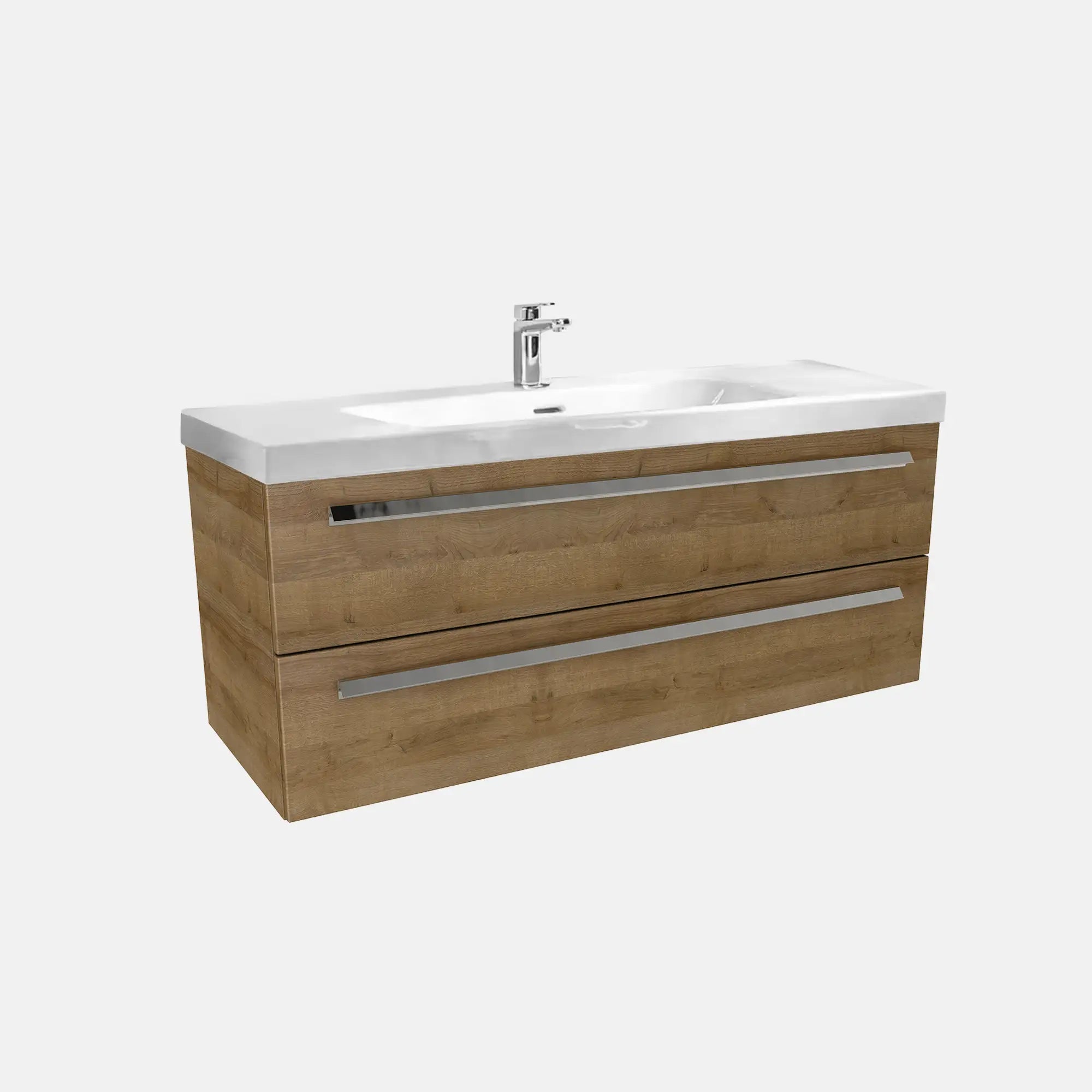 K1 Waschtisch inkl. Unterschrank | 121 cm, Berg-Eiche