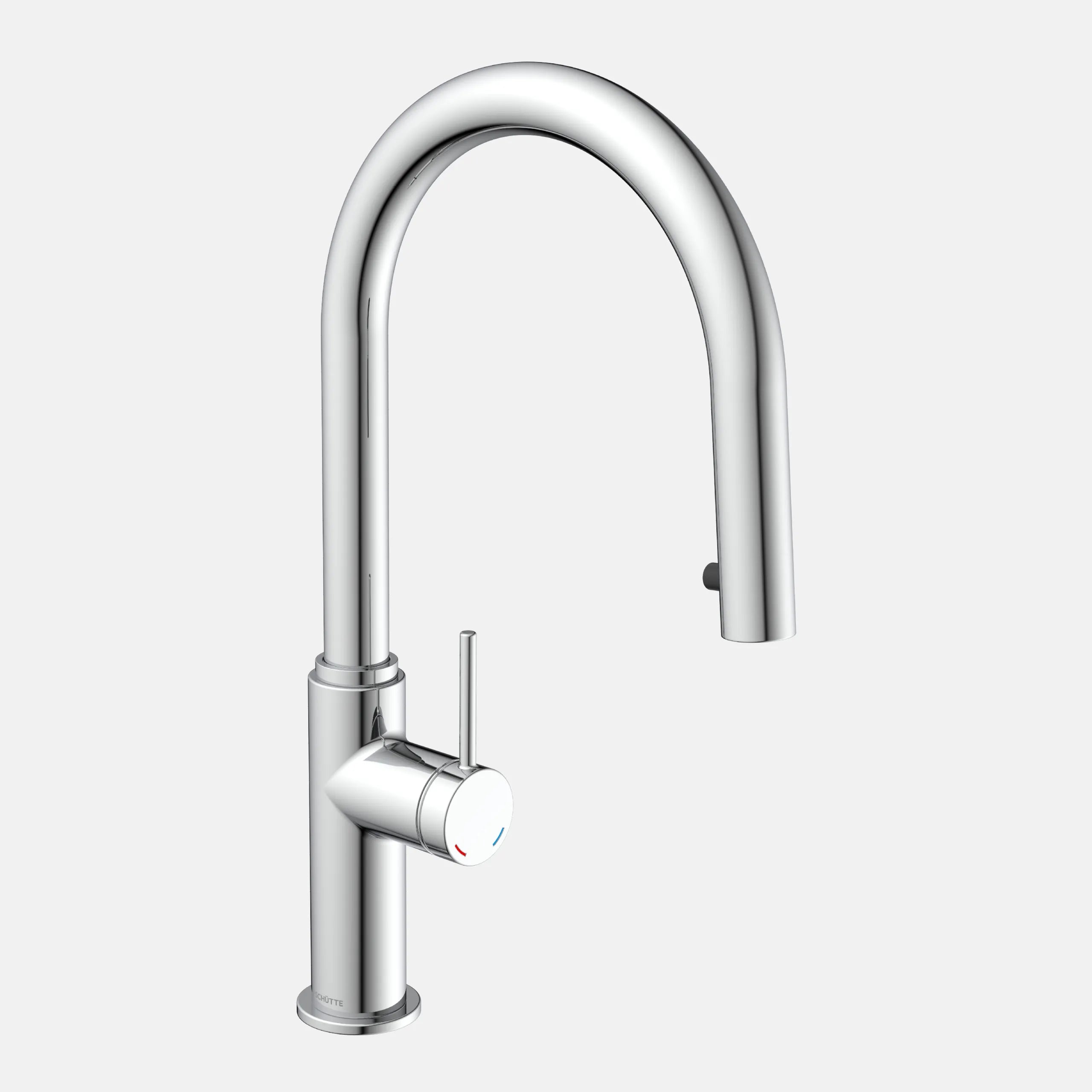 Küchenarmatur, Chrom, mit herausziehbarem Auslauf