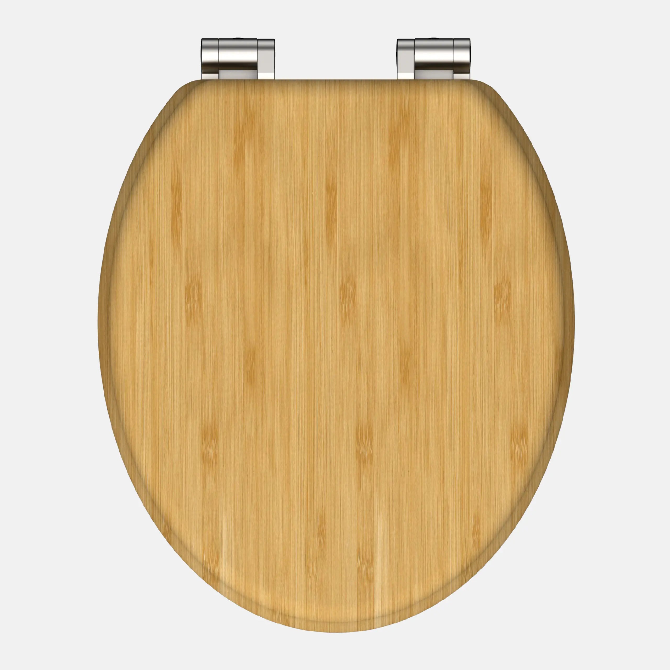 WC-Sitz NATURAL BAMBOO, Bambus mit Absenkautomatik