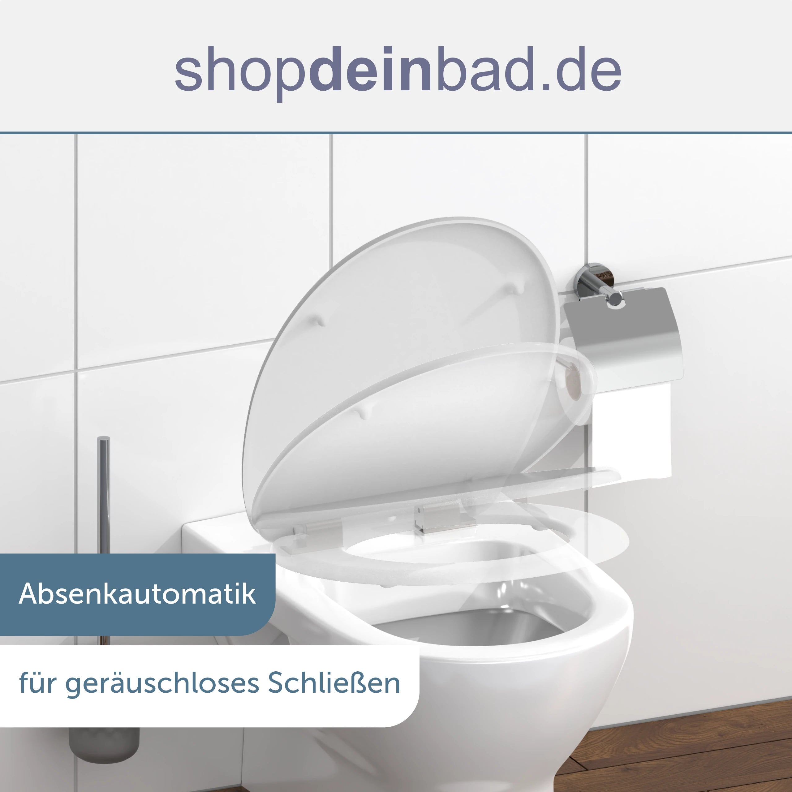 WC-Sitz weiß mit Absenkautomatik