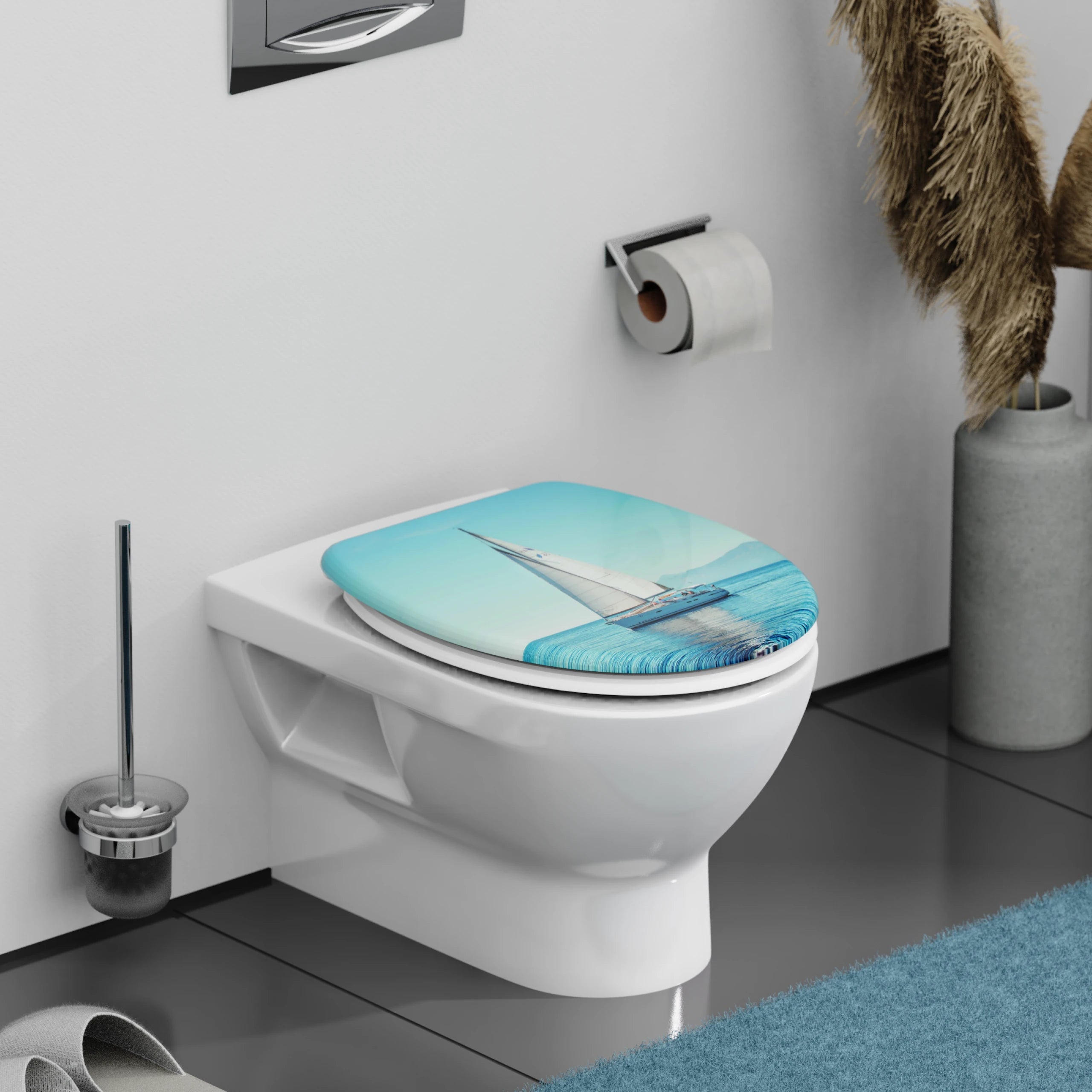 WC-Sitz SAILING, mit Absenkautomatik