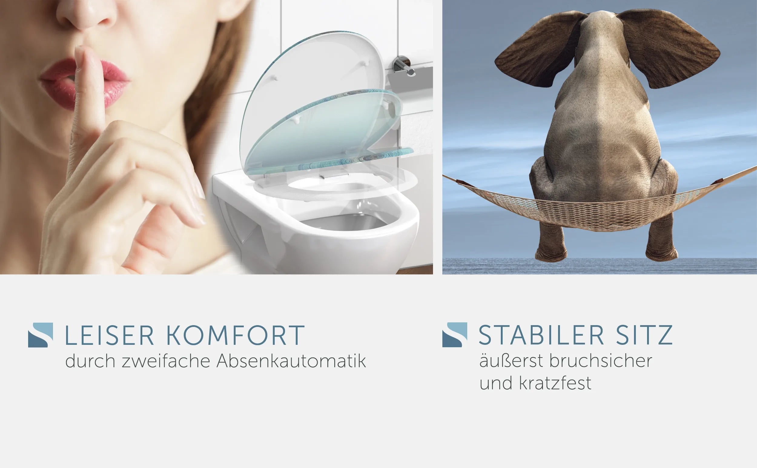 WC-Sitz SAILING, mit Absenkautomatik