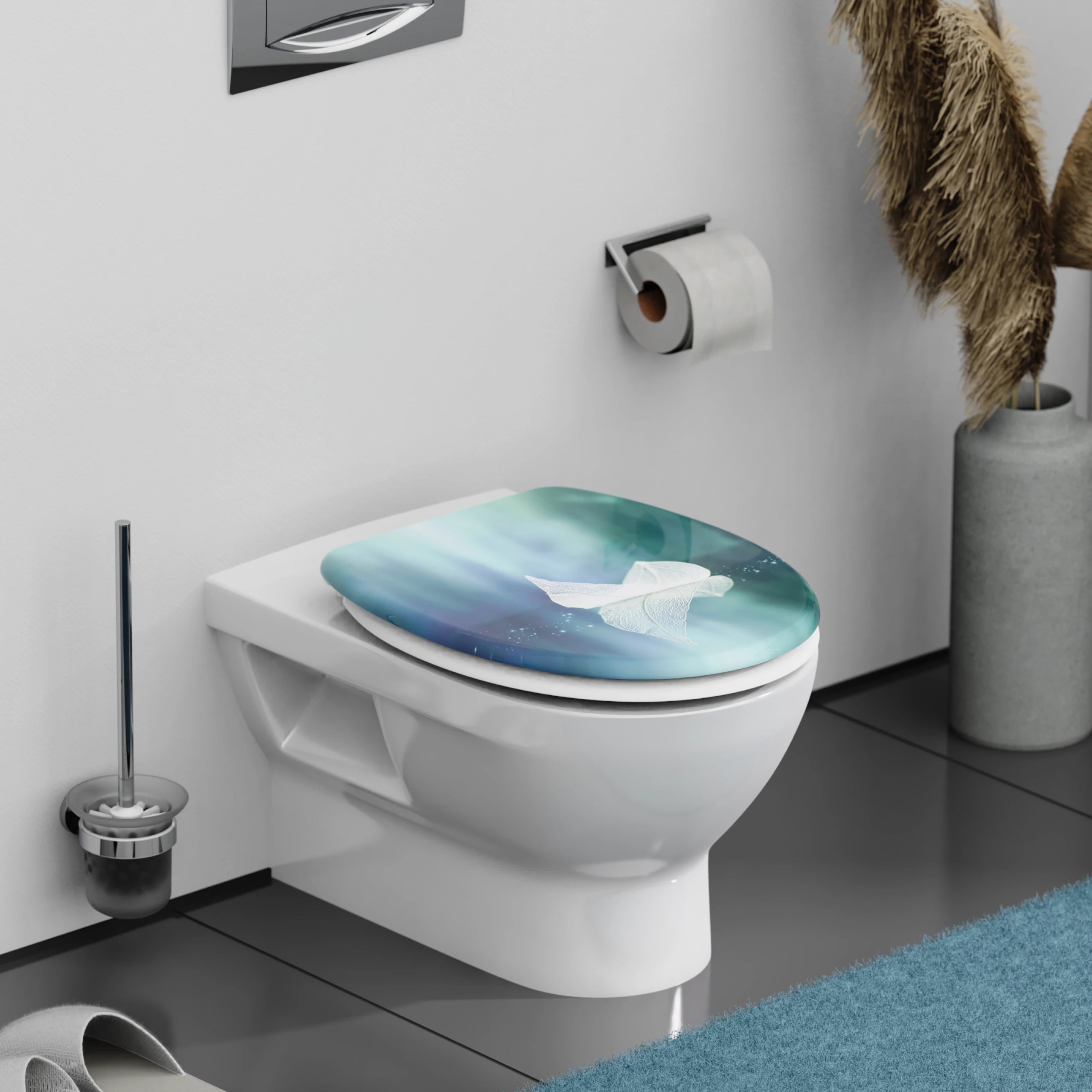 WC-Sitz FALLEN LEAF, mit Absenkautomatik