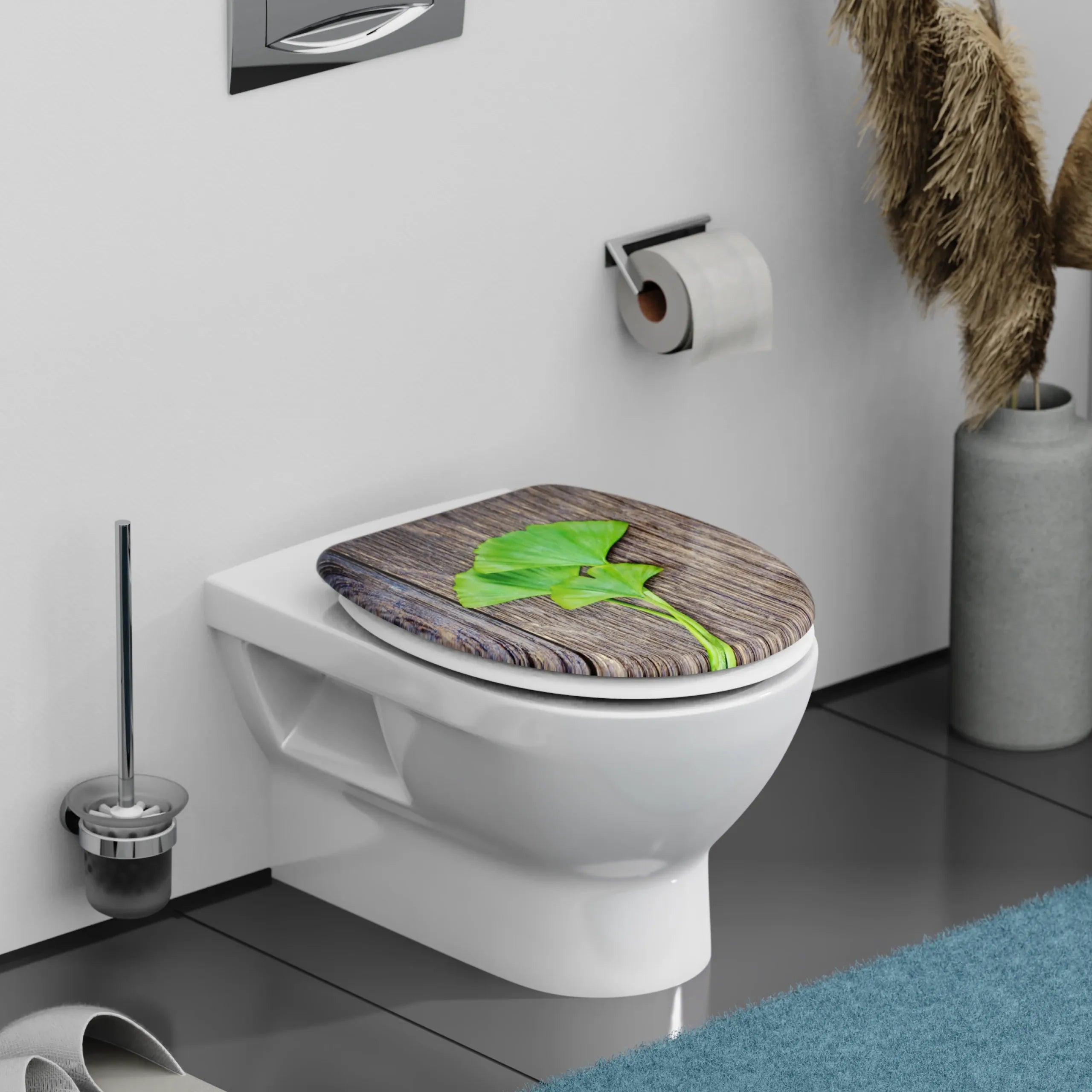 WC-Sitz GINGKO&WOOD, mit Absenkautomatik