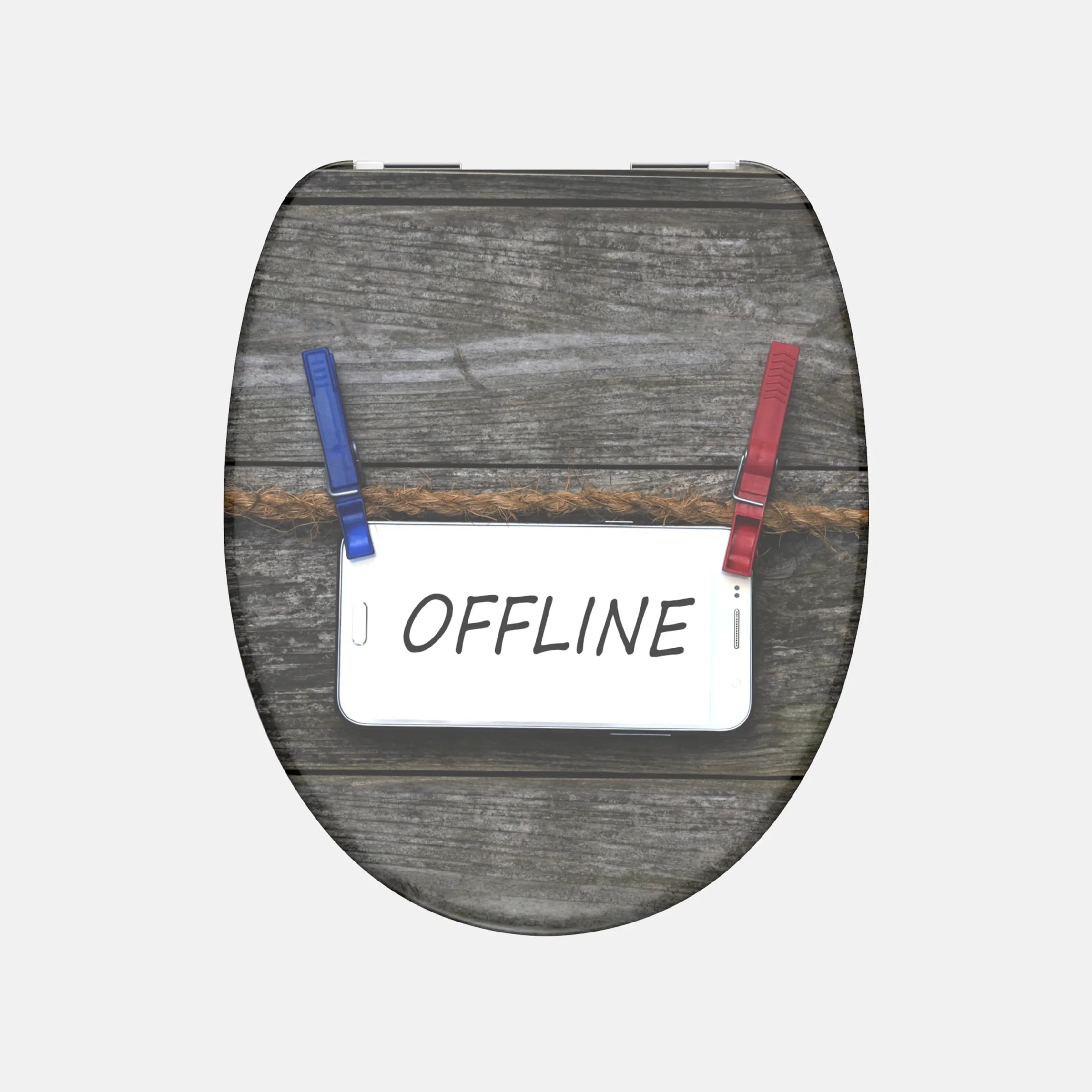 WC-Sitz OFFLINE, mit Absenkautomatik