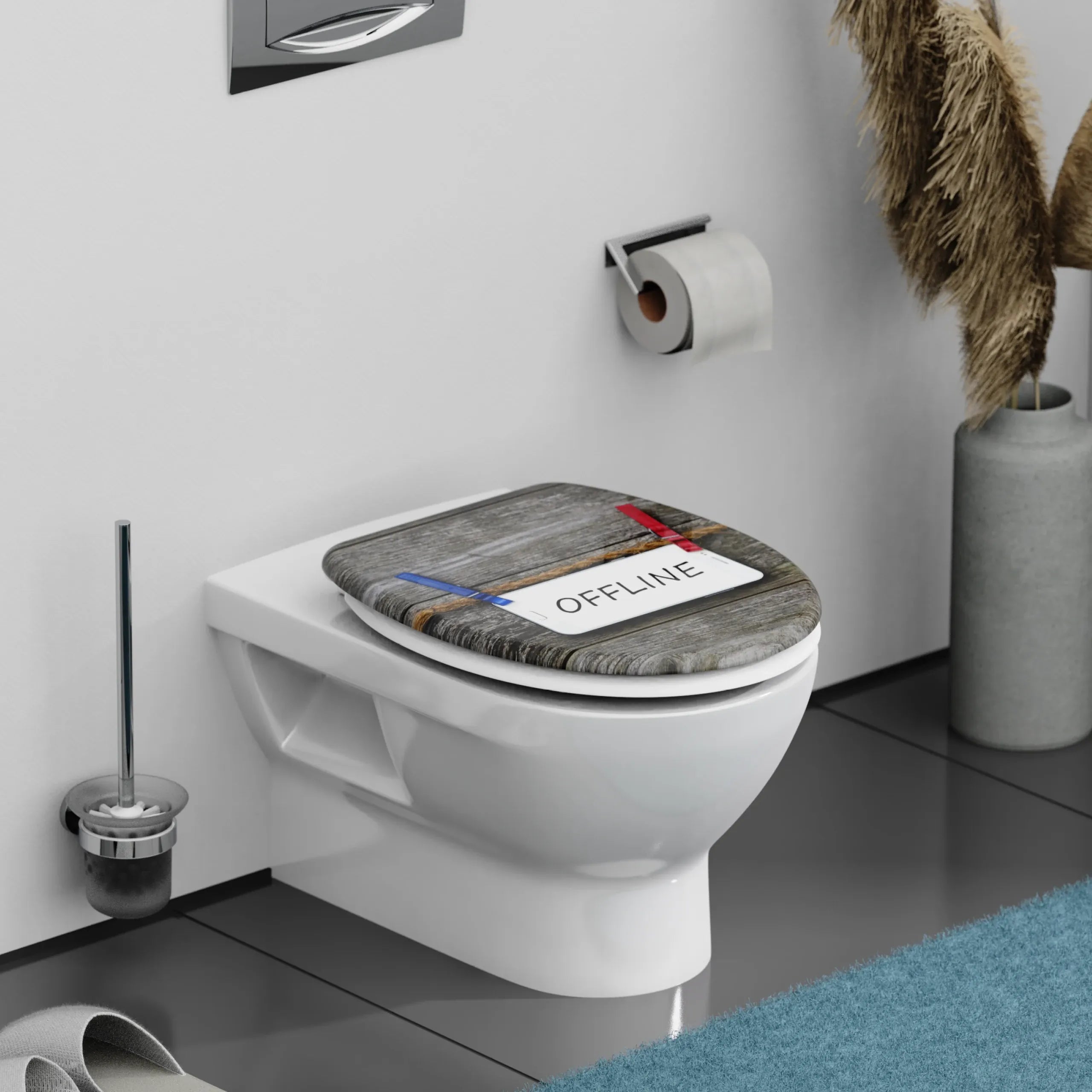 WC-Sitz OFFLINE, mit Absenkautomatik