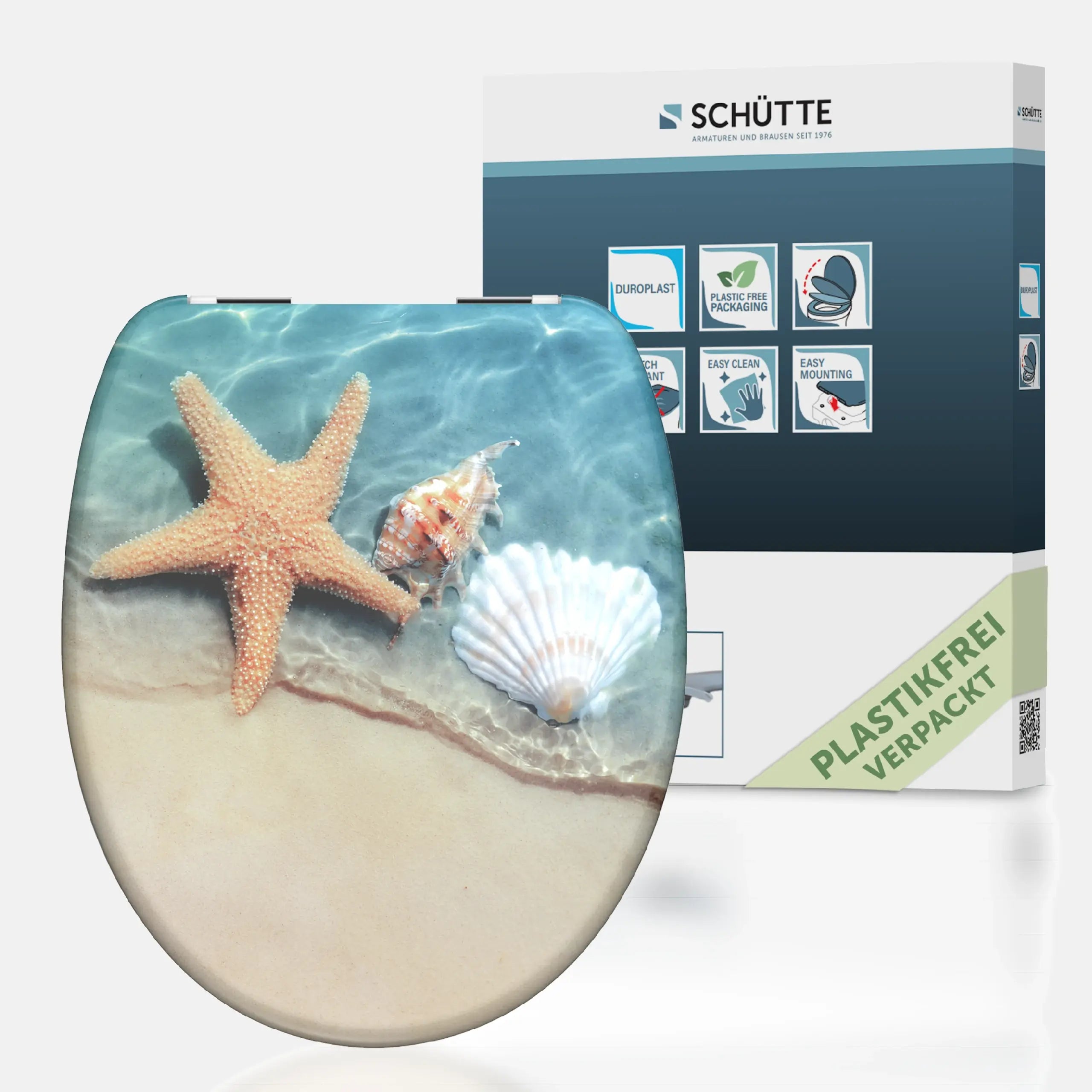 WC-Sitz BEACH, mit Absenkautomatik