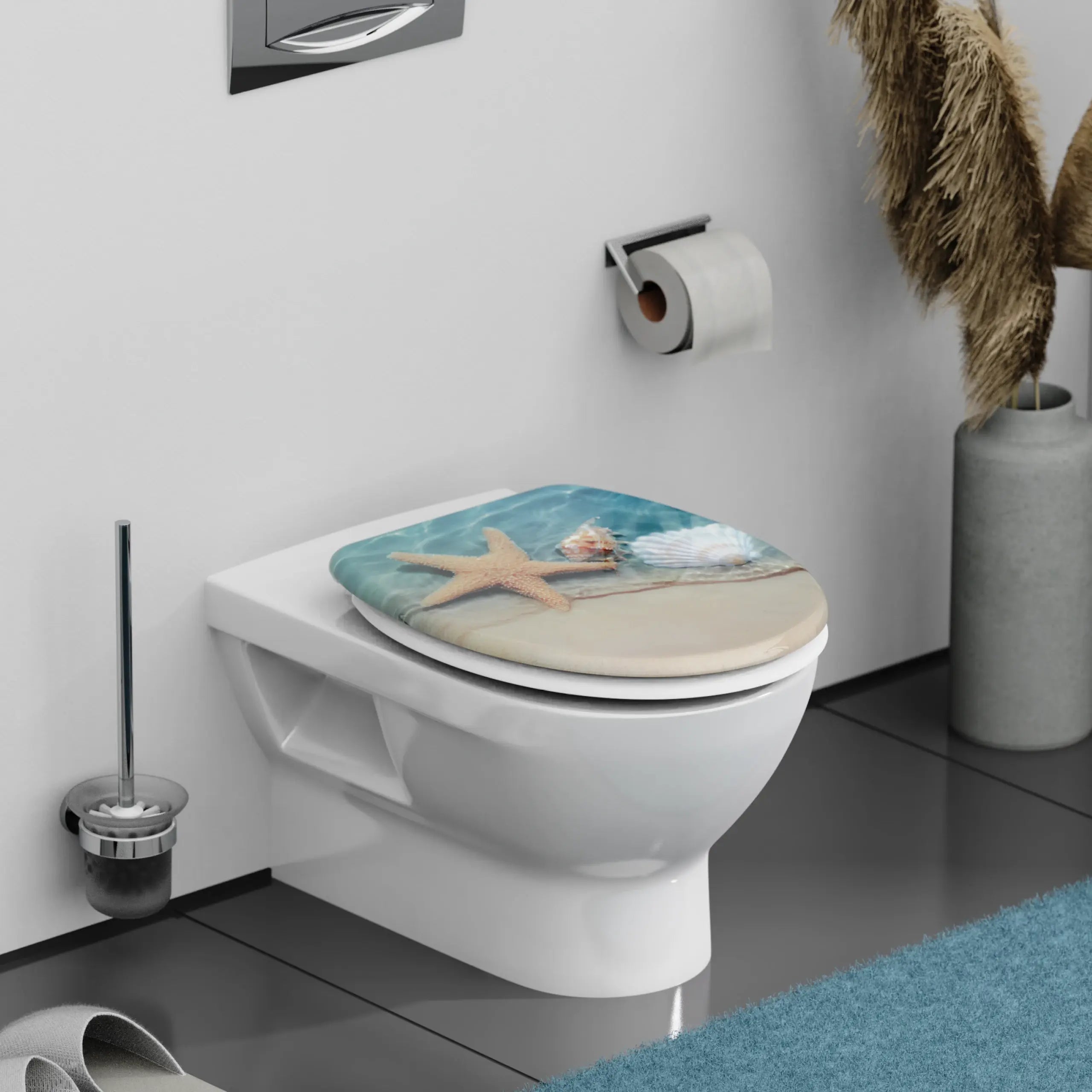 WC-Sitz BEACH, mit Absenkautomatik