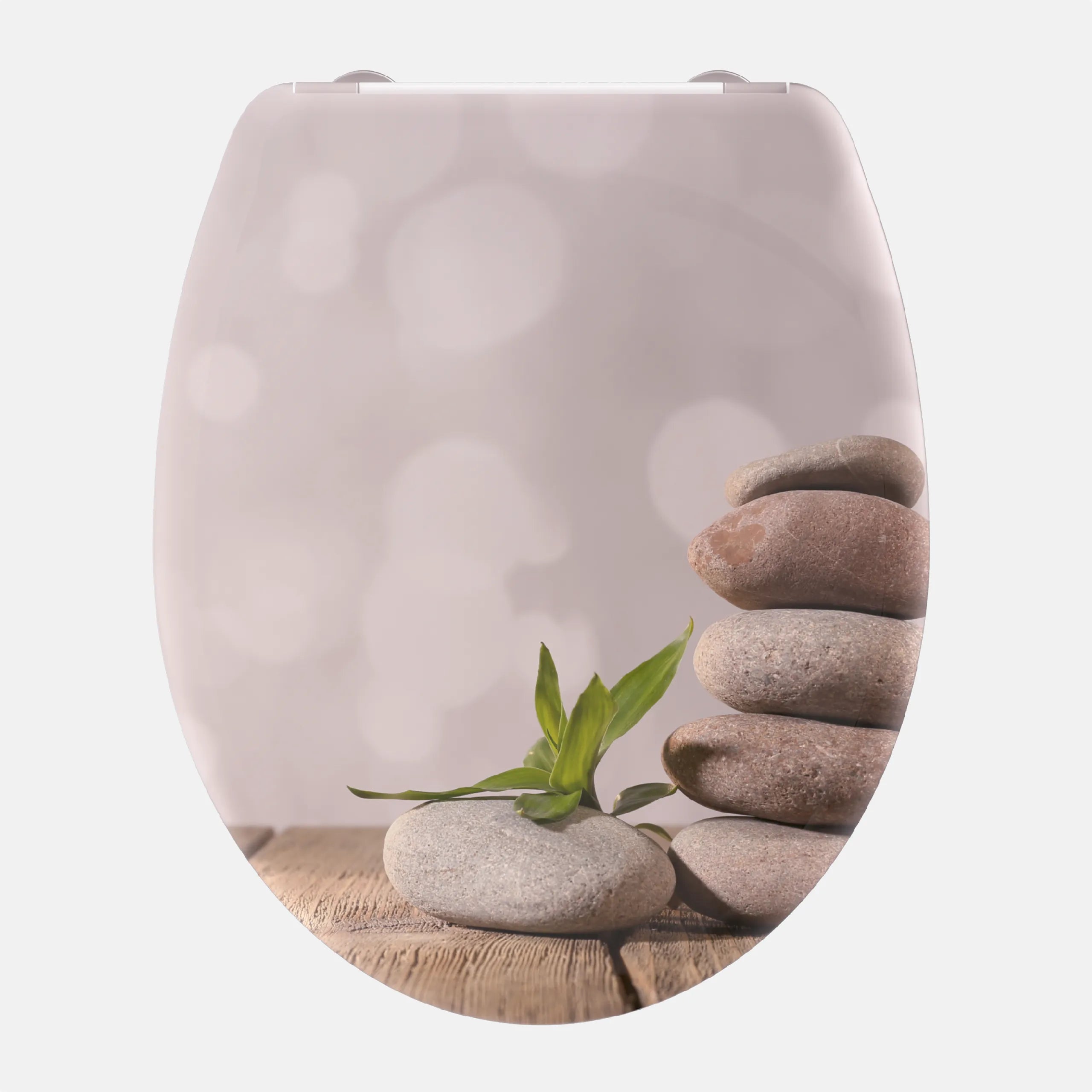 WC-Sitz STONE PYRAMID mit Absenkautomatik und Schnellverschluss