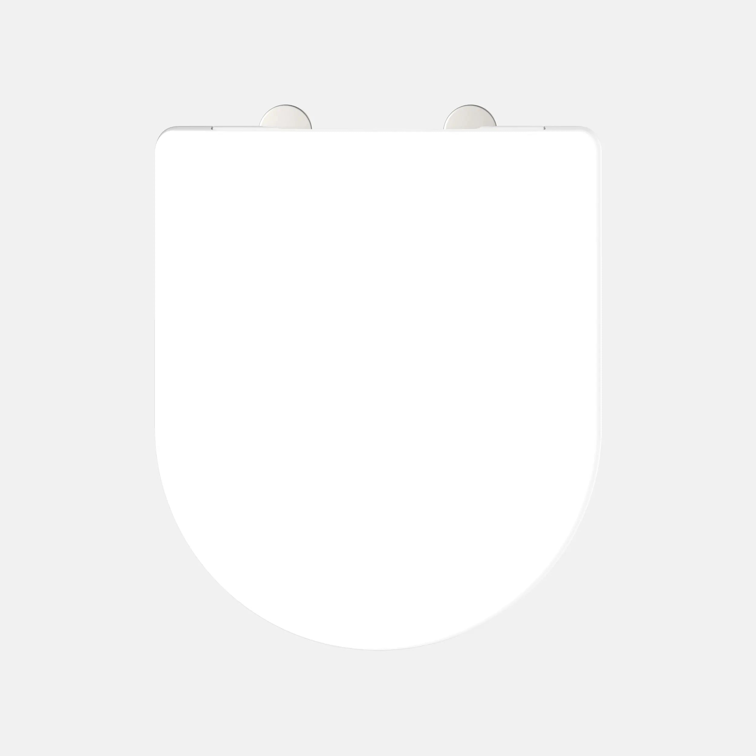 WC-Sitz, D-Form, PRO 2, weiß mit Absenkautomatik und Schnellverschluss