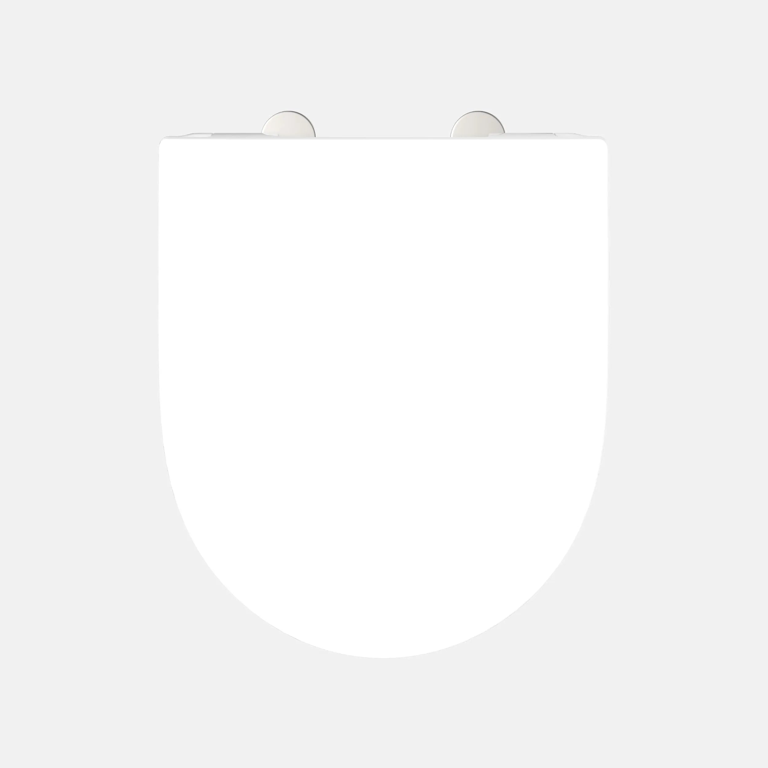 WC-Sitz, D-Form, PRO 6, weiß mit Absenkautomatik und Schnellverschluss