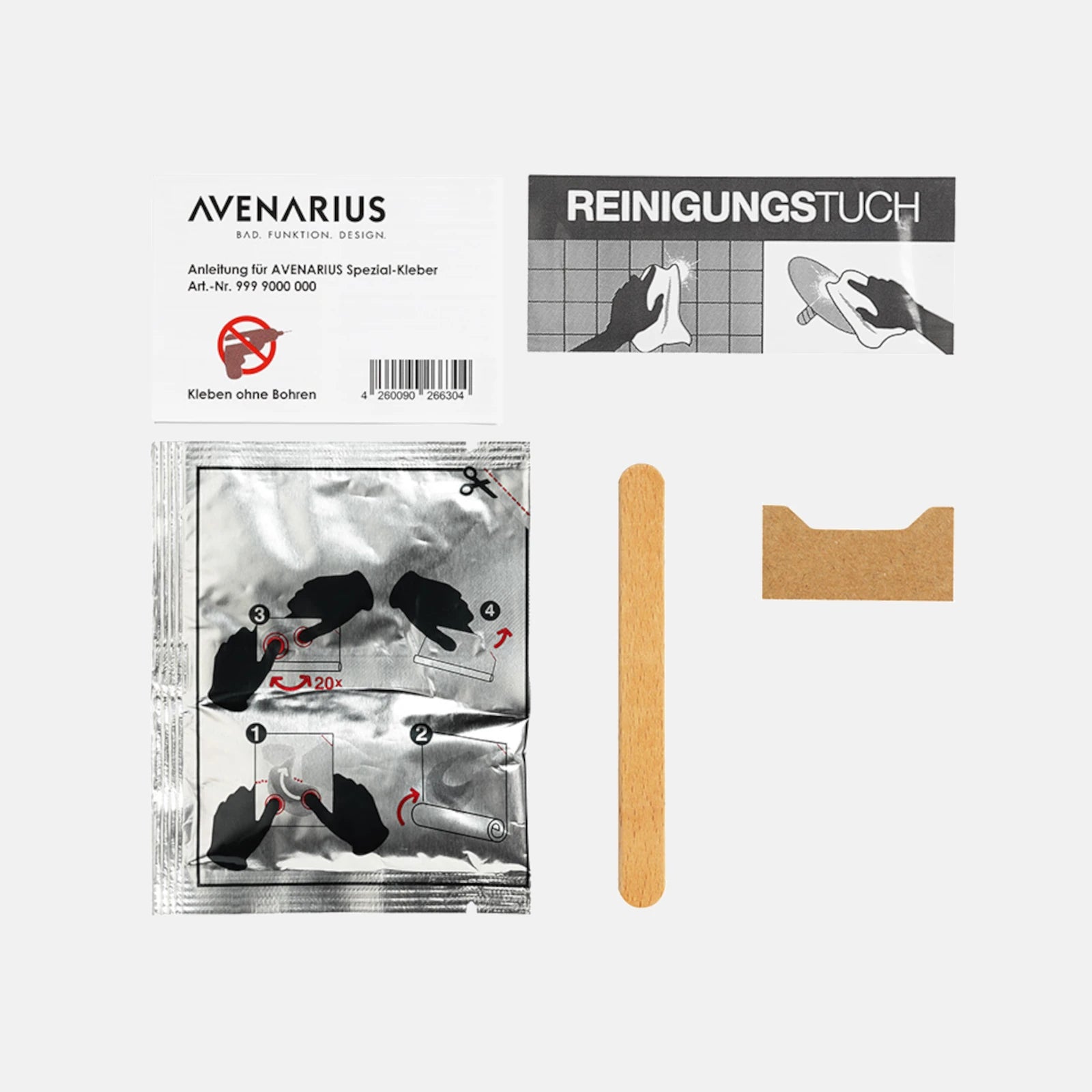 Spezial-Kleber für Bad-Accessoires