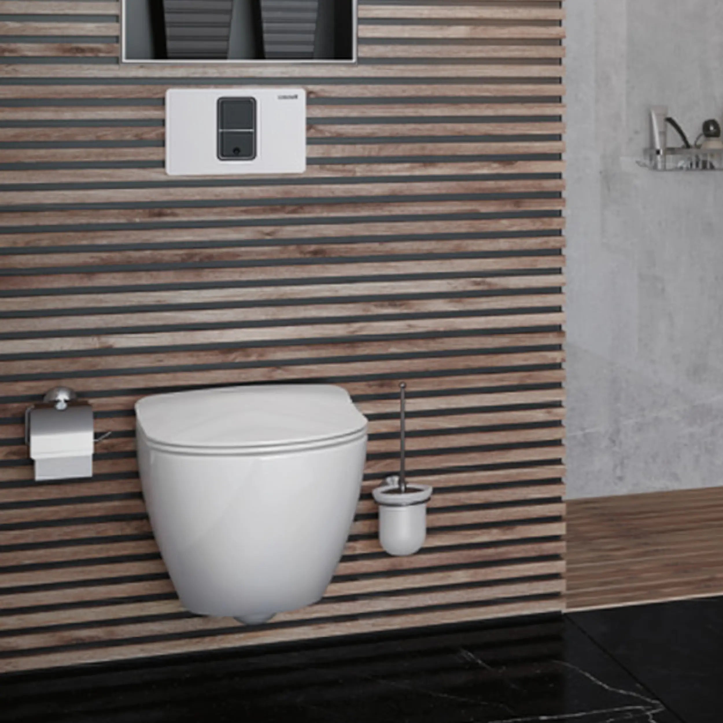 Premium WC-Set I Maresol Spülrandlos inkl. Slim Sitz ; weiss