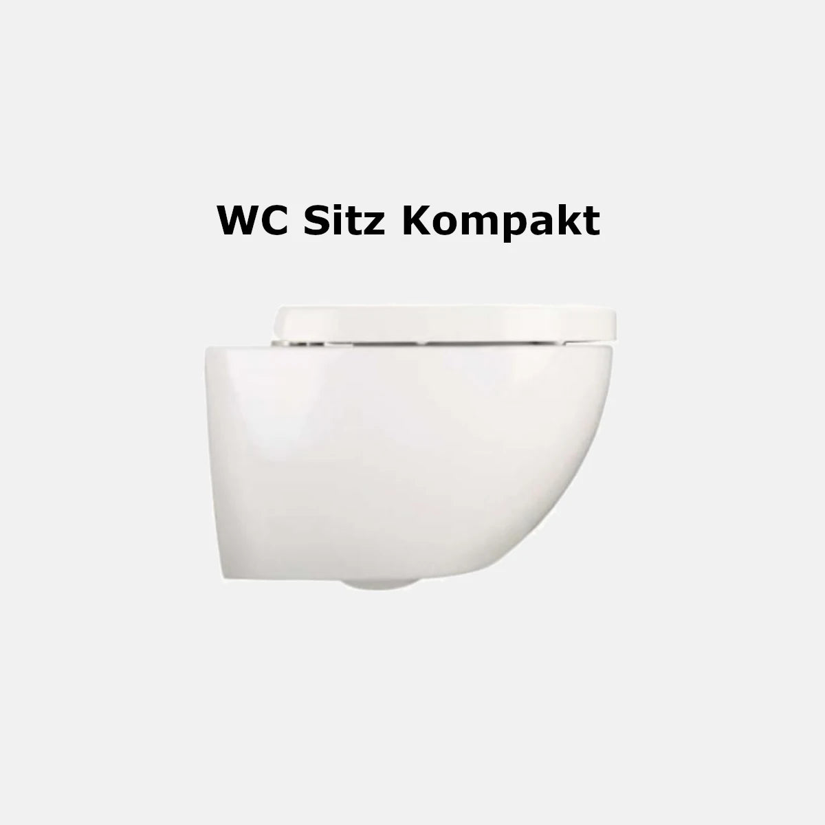 Premium WC-Set I Maresol Spülrandlos inkl. kompakt Sitz; weiss
