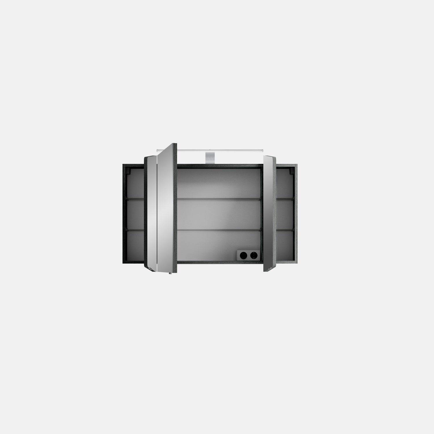 Pelipal Cassca Sprint 100 cm Spiegelschrank - Graphit