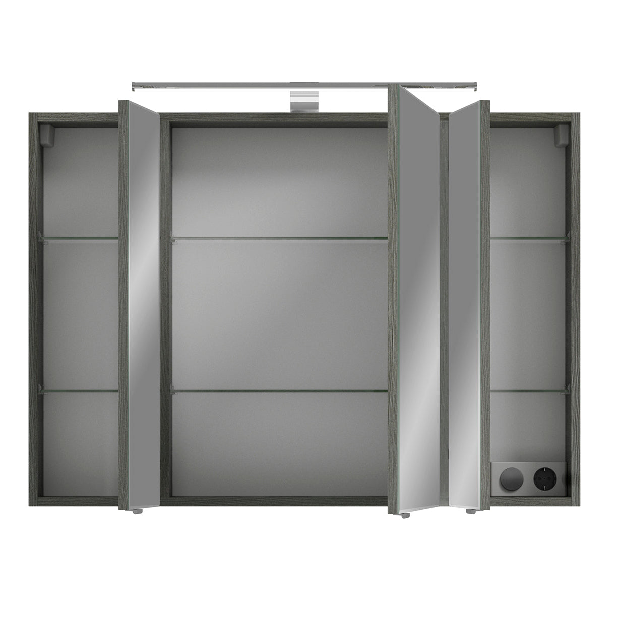 Pelipal Serie 6005 Sprint 98 cm Spiegelschrank - Graphit