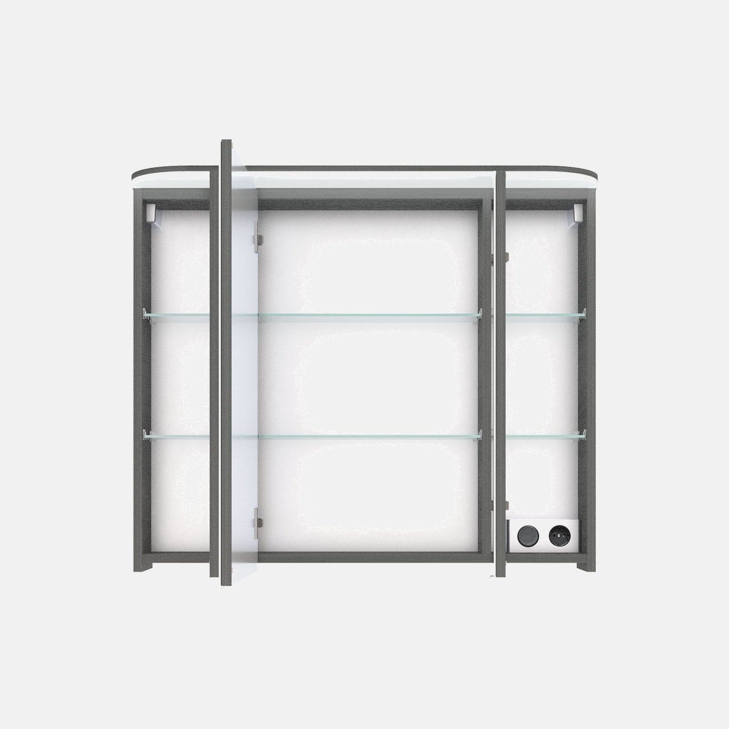 Pelipal Balto Sprint 85 cm Spiegelschrank - Graphit