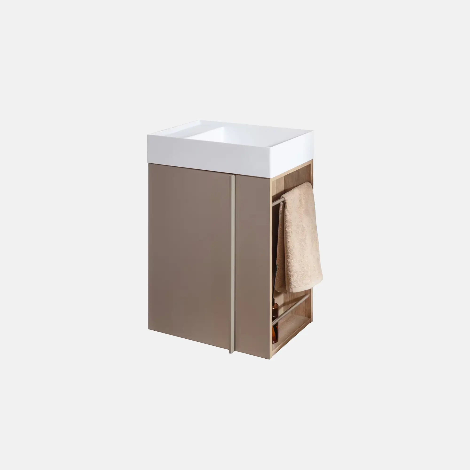 Vidro Gäste WC Waschtisch inkl. Unterschrank | 50 cm