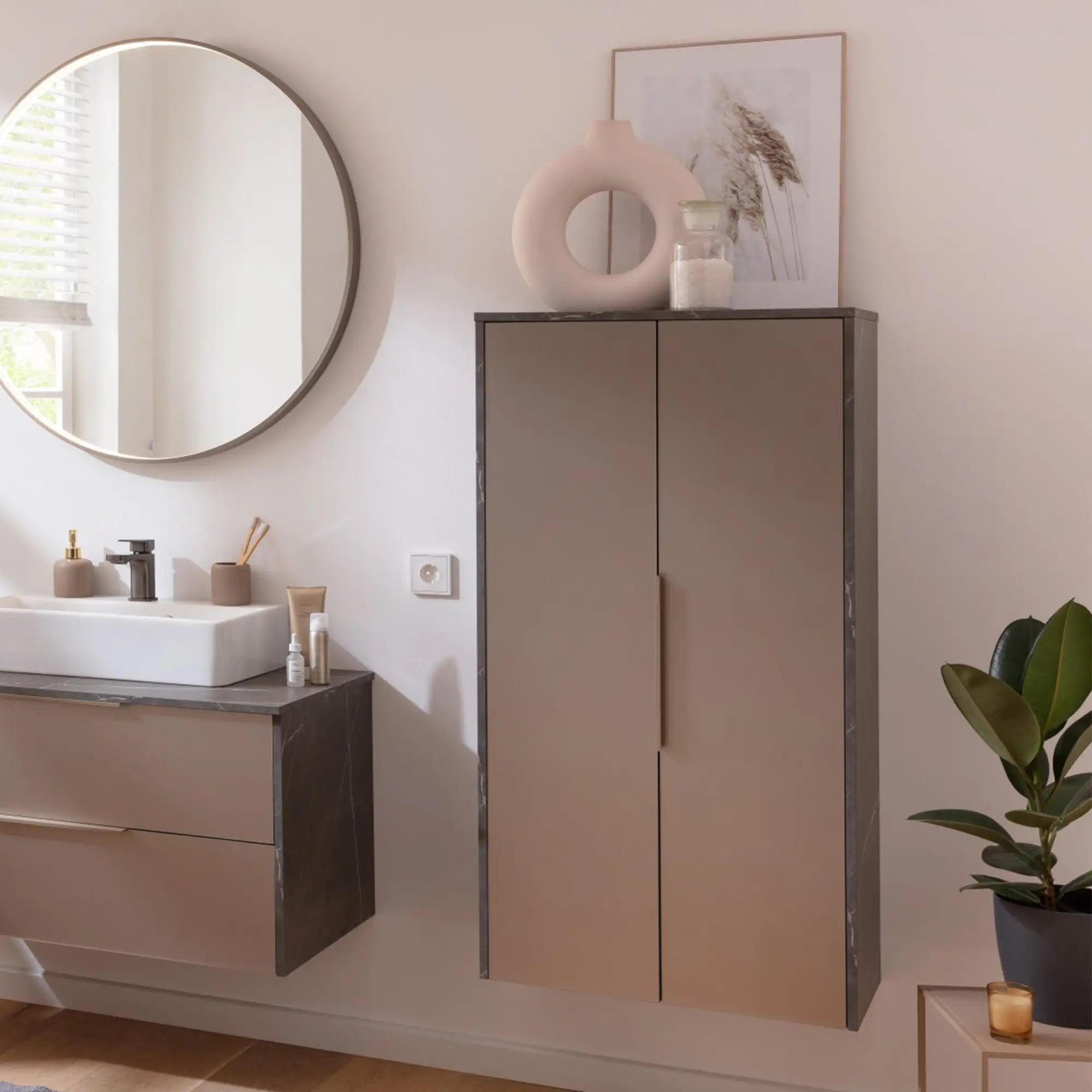 Vidro Doppel Midischrank | 60 cm