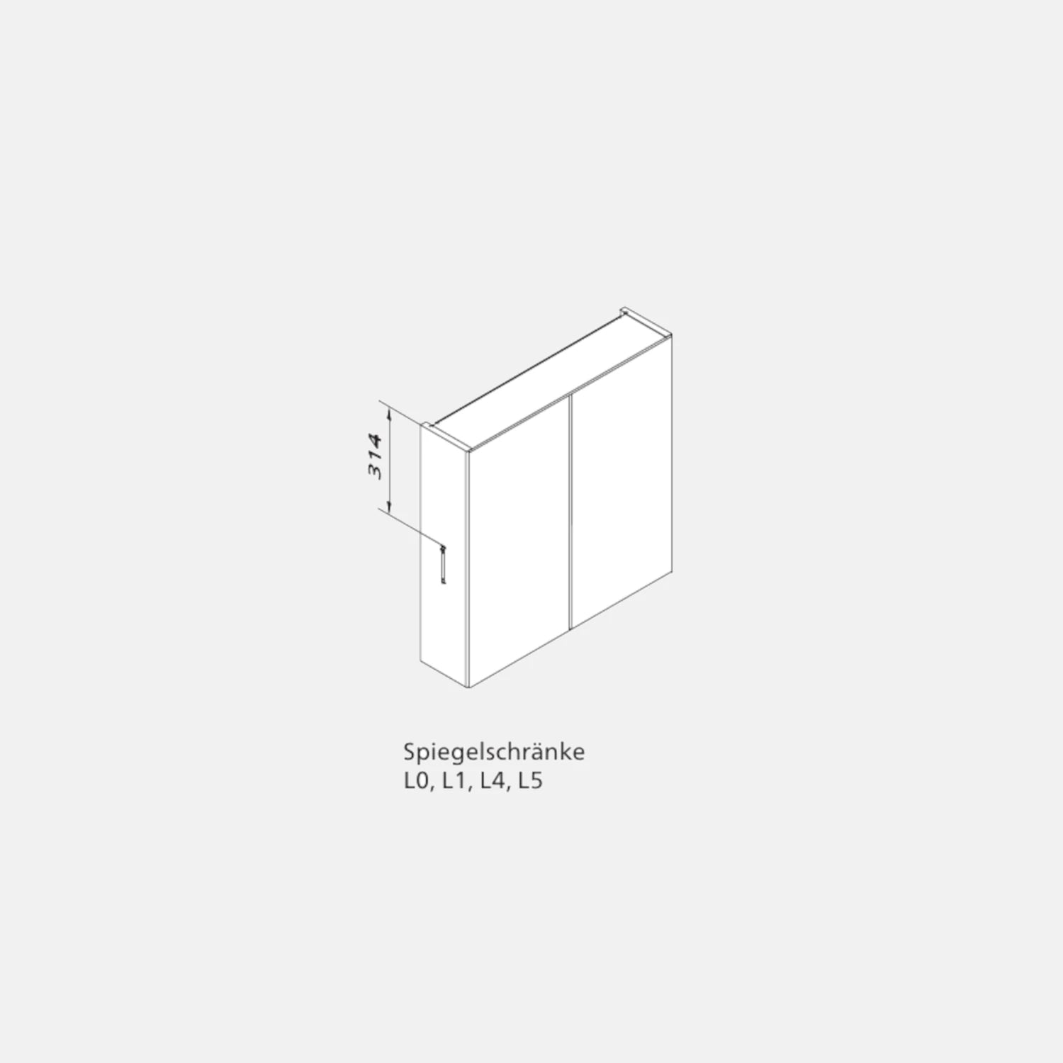 Klapphaken Chrom glänzend 93x19x13 re