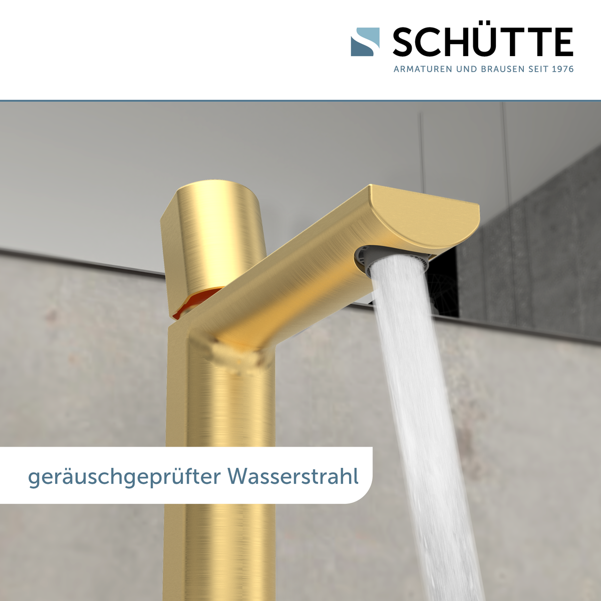 NEW YORK Waschtischarmatur, Gold matt