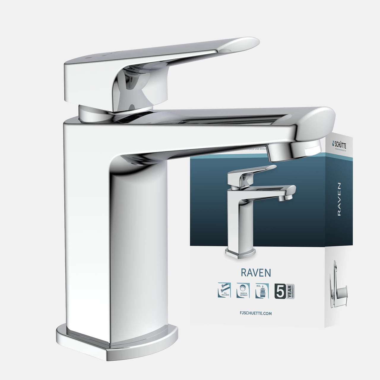 RAVEN Waschtischarmatur, Chrom