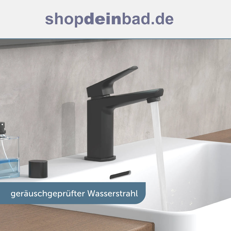 RAVEN Waschtischarmatur, Schwarz matt