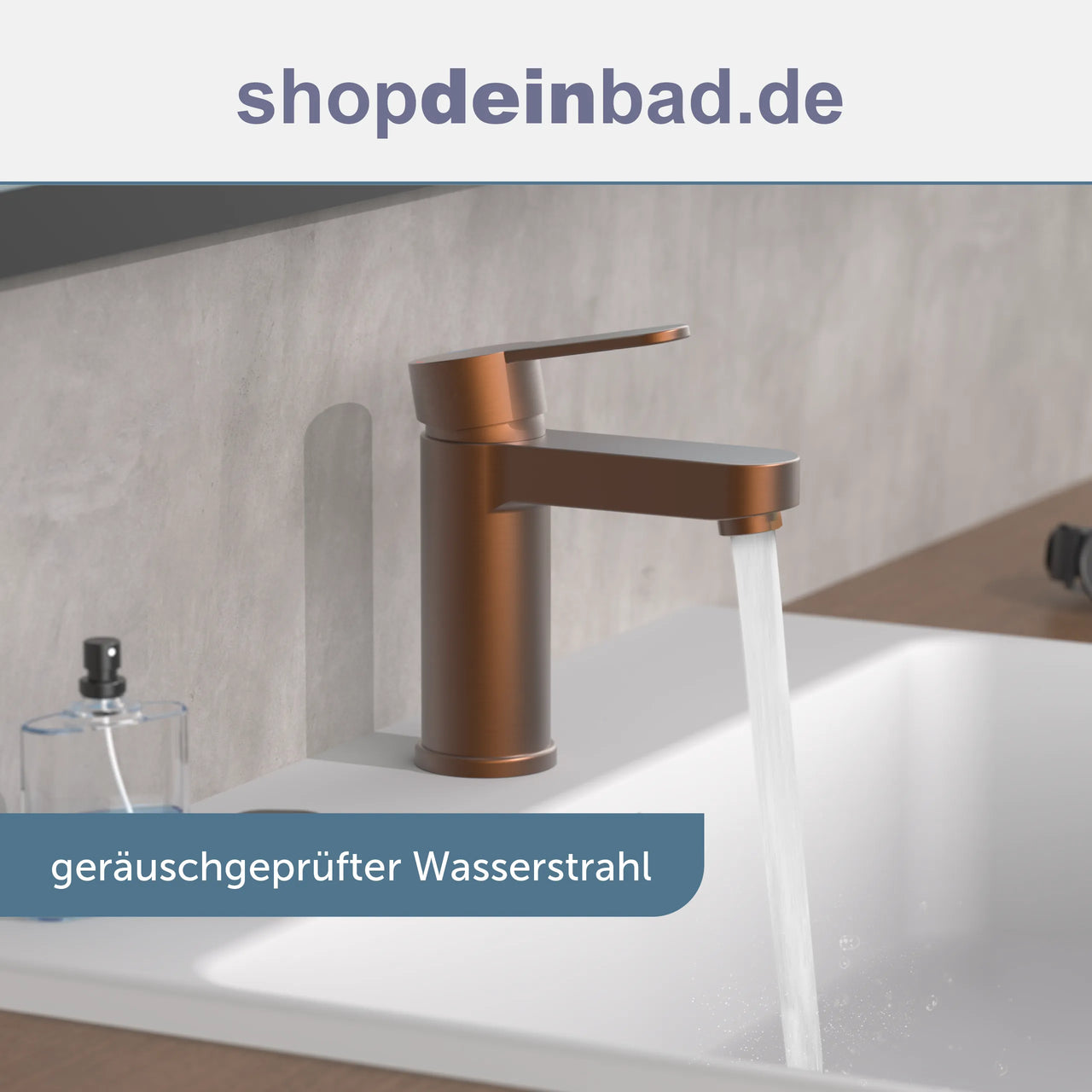 ELEPHANT Waschtischarmatur, Kupfer matt