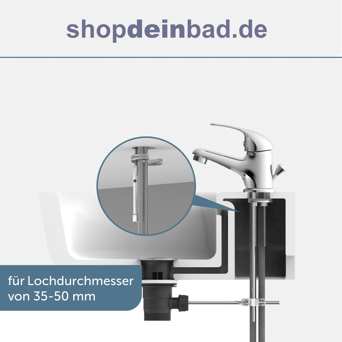 ATHOS PLUS Waschtischarmatur, Chrom