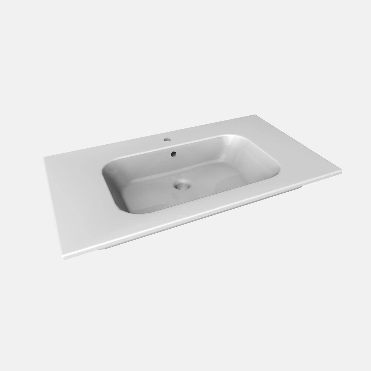 K5 Keramik-Waschtisch | 91 cm, Weiß