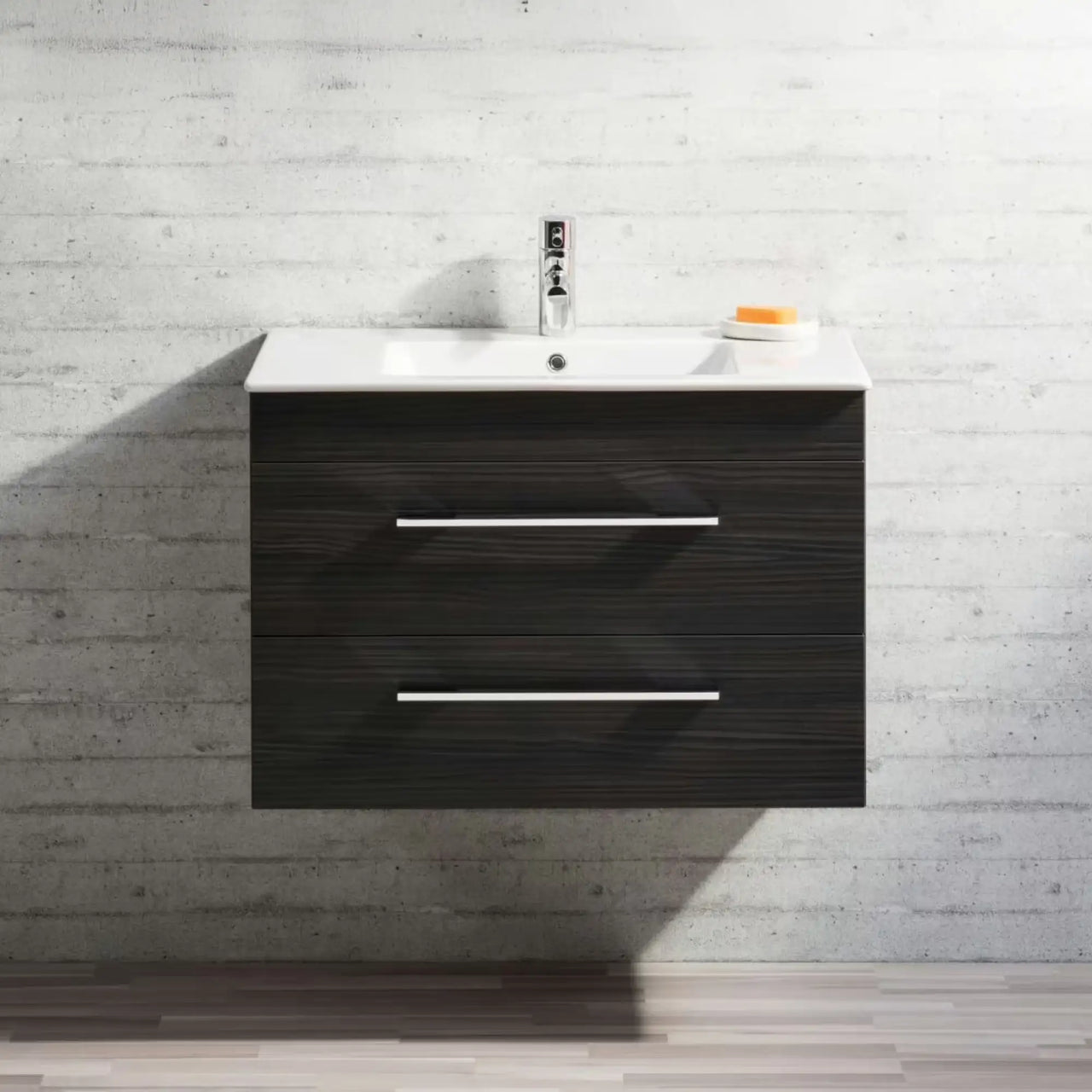 K5 Unterschrank | 87,9 cm, Grafit Hochglanz
