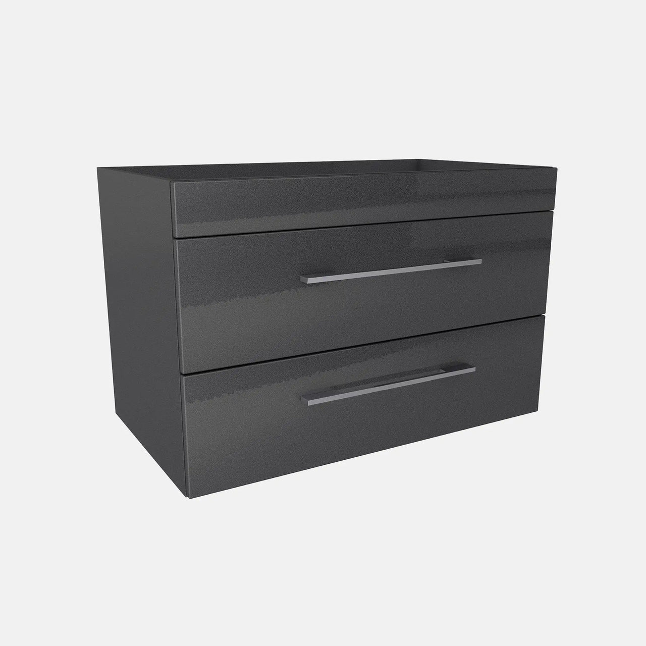 K5 Unterschrank | 87,9 cm, Grafit Hochglanz