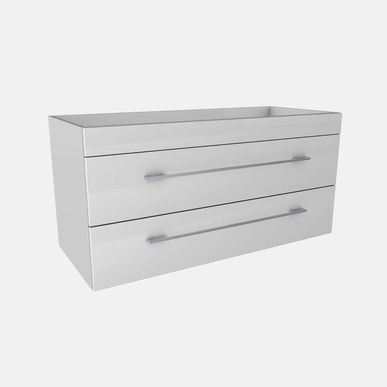 K5 Unterschrank | 117,9 cm, Weiß Hochglanz