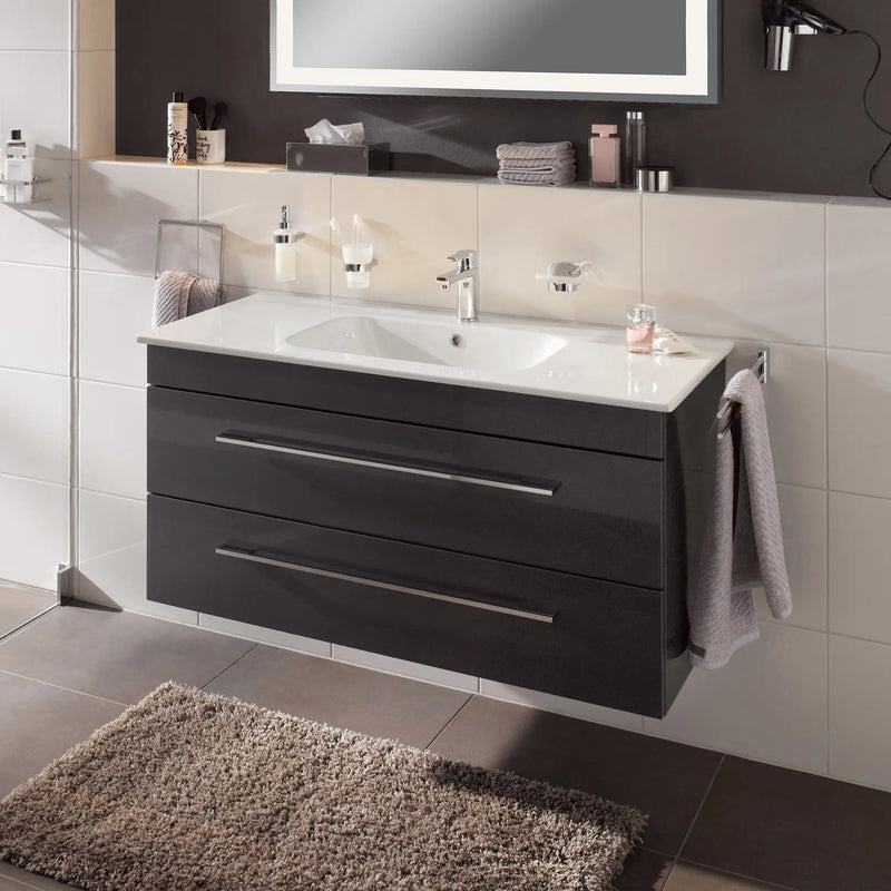 K5 Unterschrank | 117,9 cm, Grafit Hochglanz