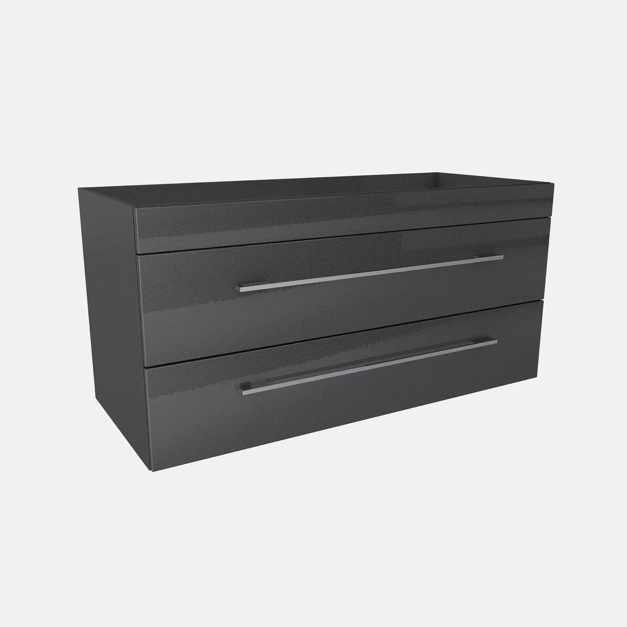 K5 Unterschrank | 117,9 cm, Grafit Hochglanz