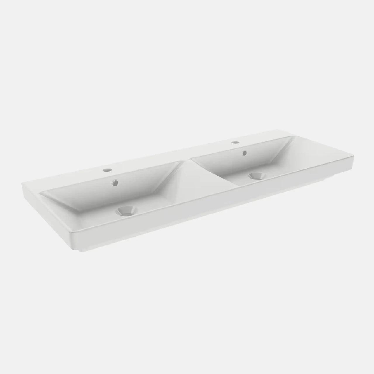 K8 Keramik Doppelbecken - 120 cm