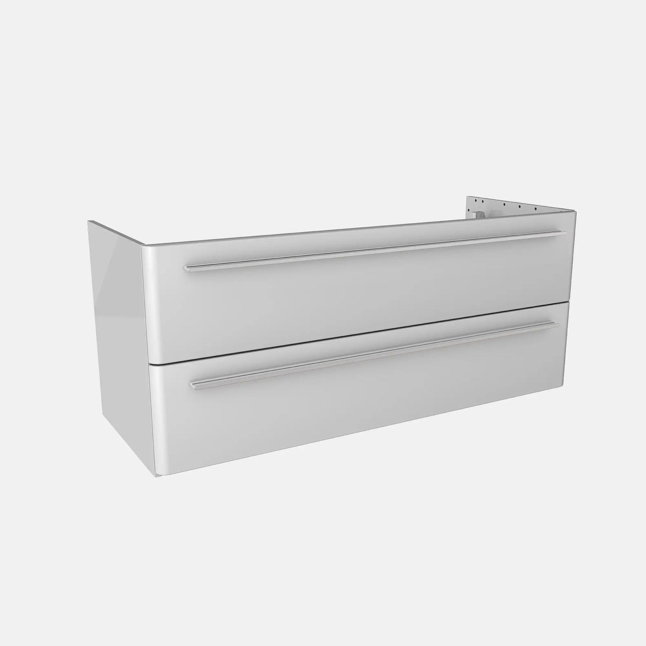 K8 Unterschrank | 116cm, Weiß Hochglanz
