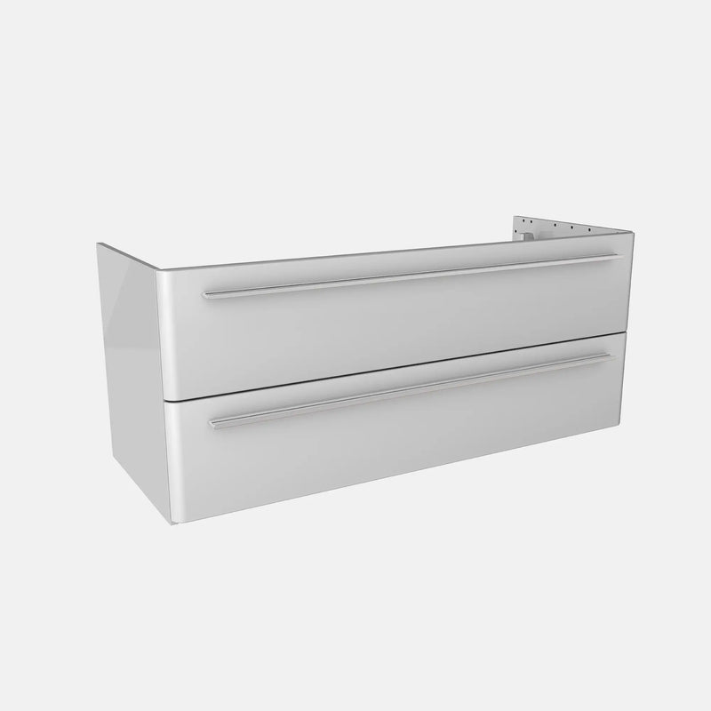K8 Unterschrank | 116cm, Weiß Hochglanz