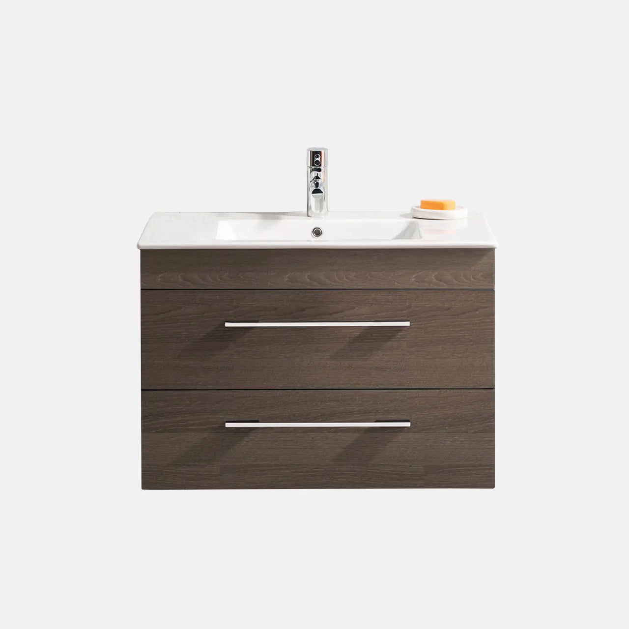 K5 Waschtisch inkl. Unterschrank | 91 cm,  Eiche-Maron