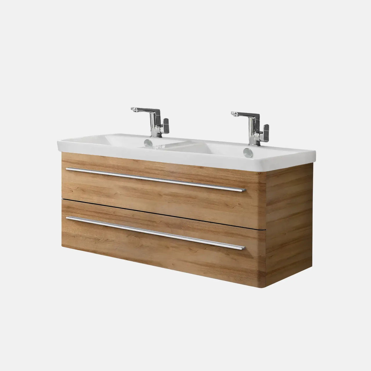K8 Waschtisch inkl. Unterschrank | 120 cm, Berg-Eiche