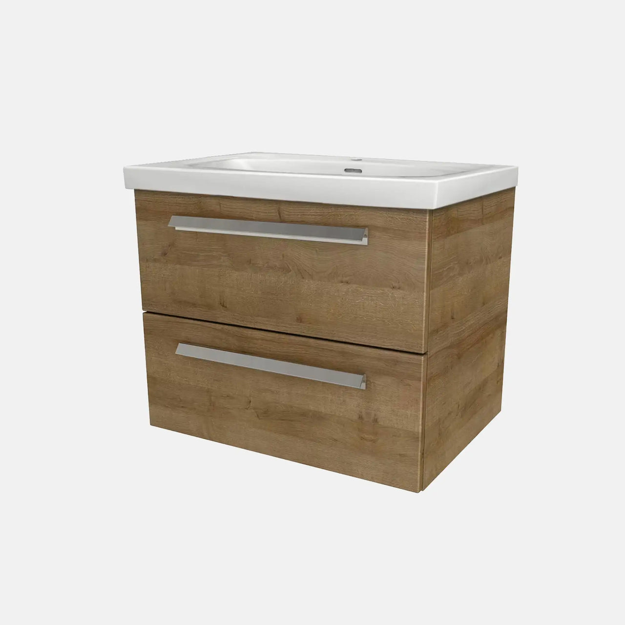 K1 Waschtisch inkl. Unterschrank | 61 cm, Berg-Eiche