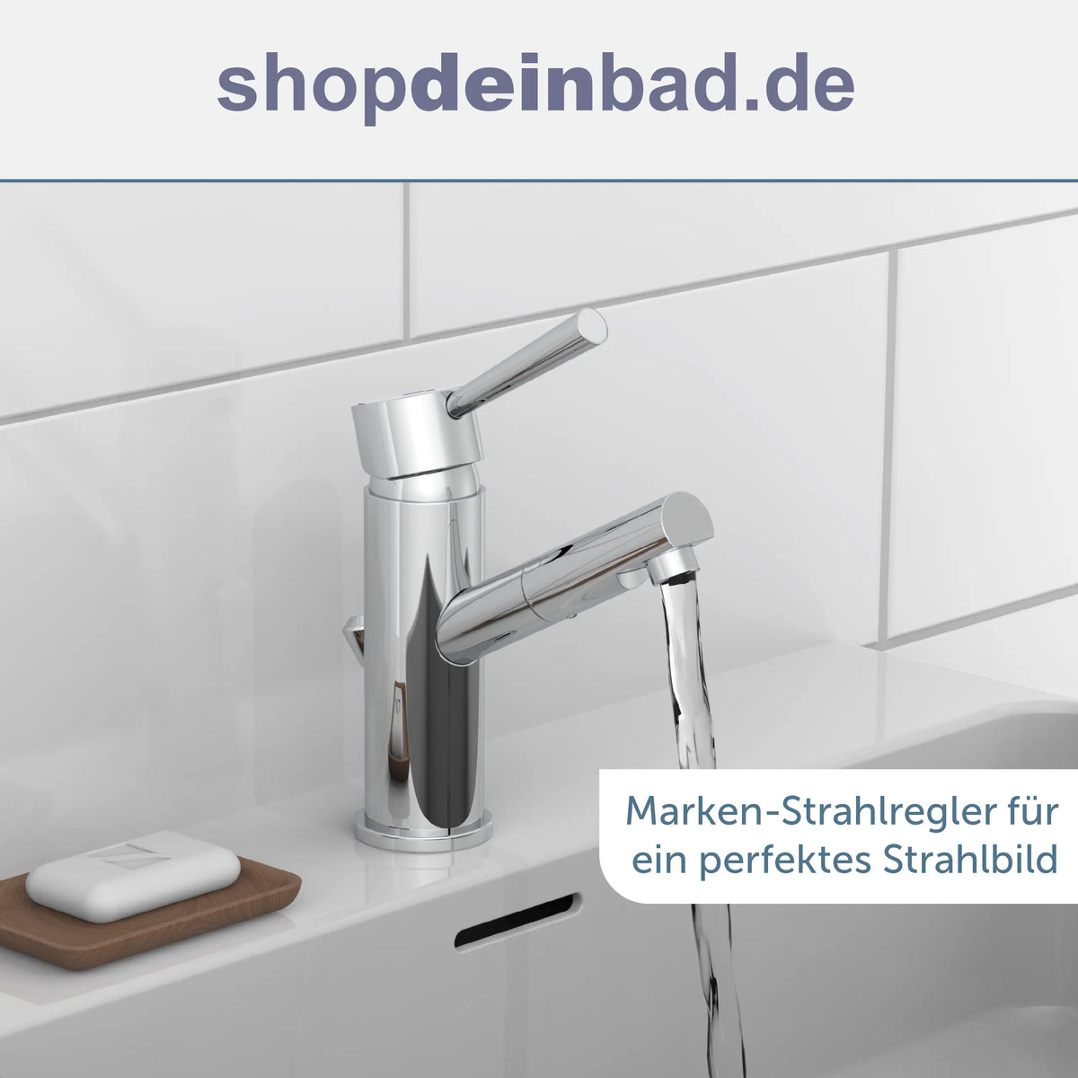 CORNWALL - Waschtischarmatur - Niederdruck - Chrom