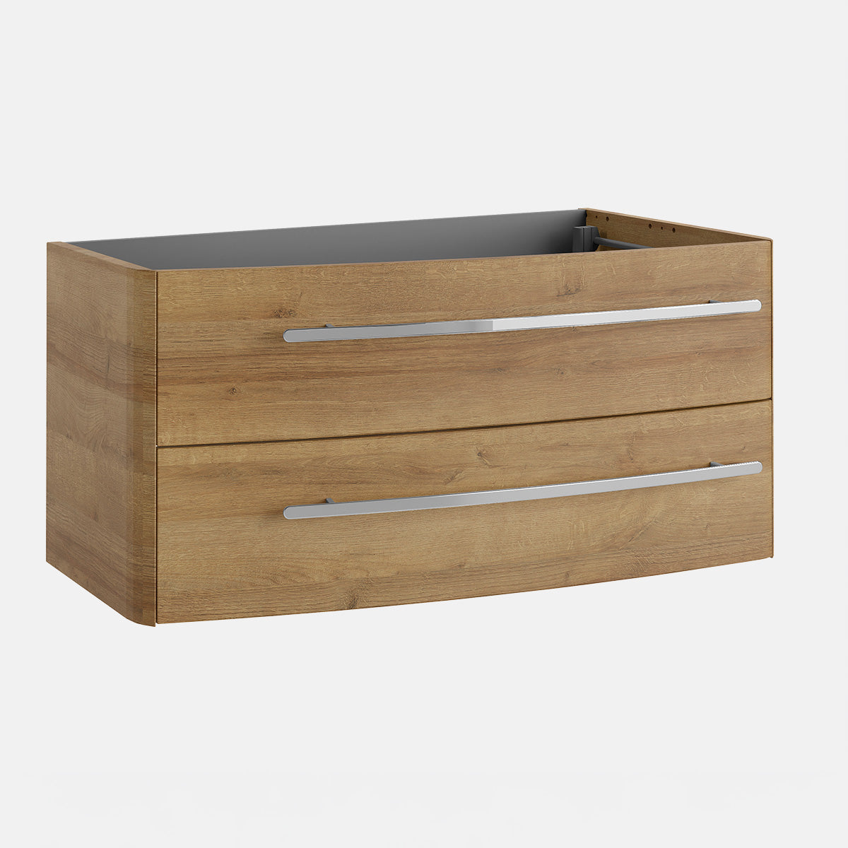 Lanzet Classico 100 cm Waschtisch inkl. Unterschrank links Berg-Eiche