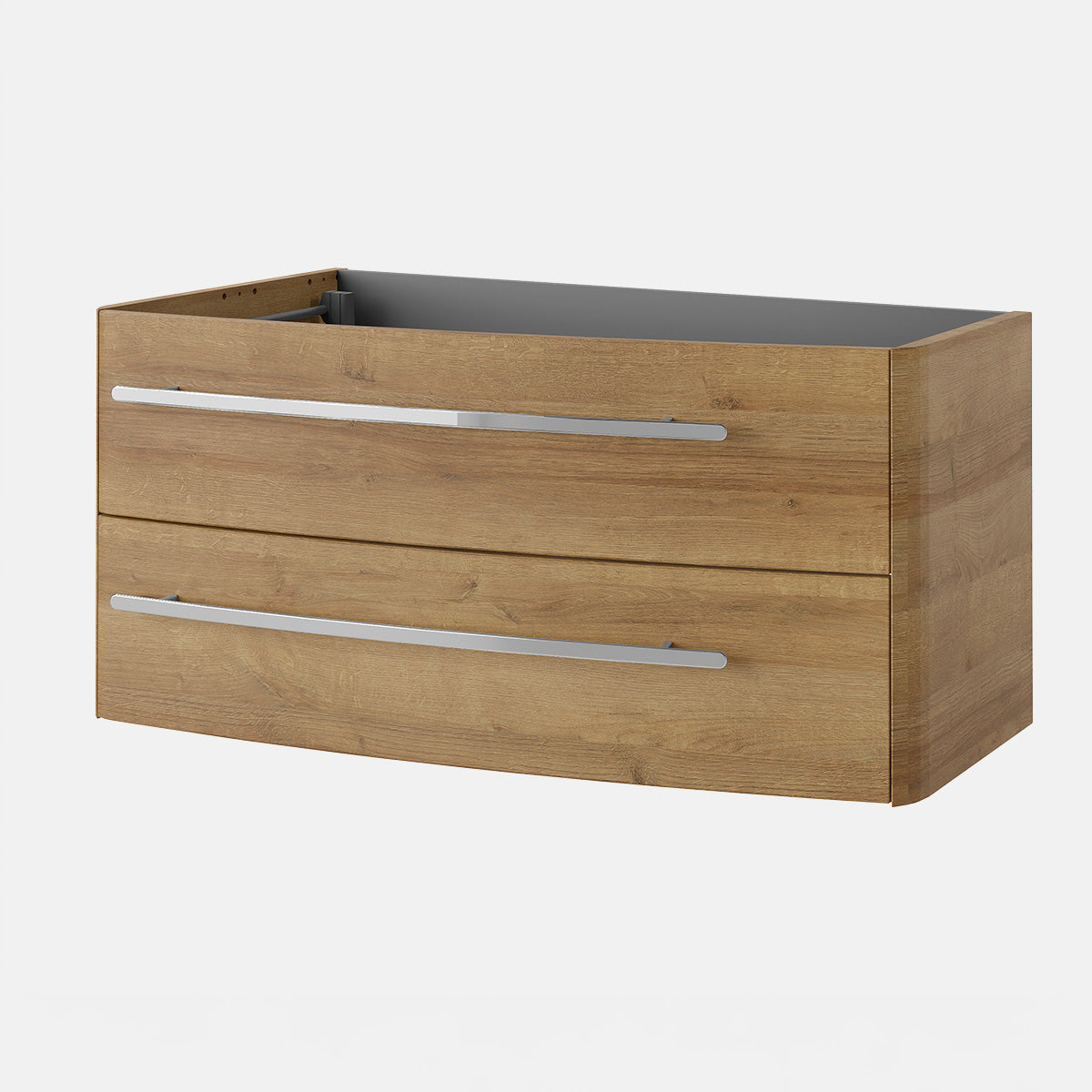 Lanzet Classico 100 cm Waschtisch inkl. Unterschrank rechts Berg-Eiche