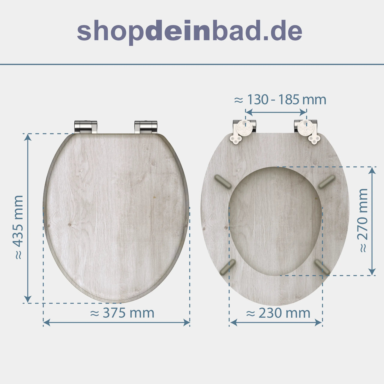 Holz WC-Sitz LIGHT WOOD mit Absenkautomatik