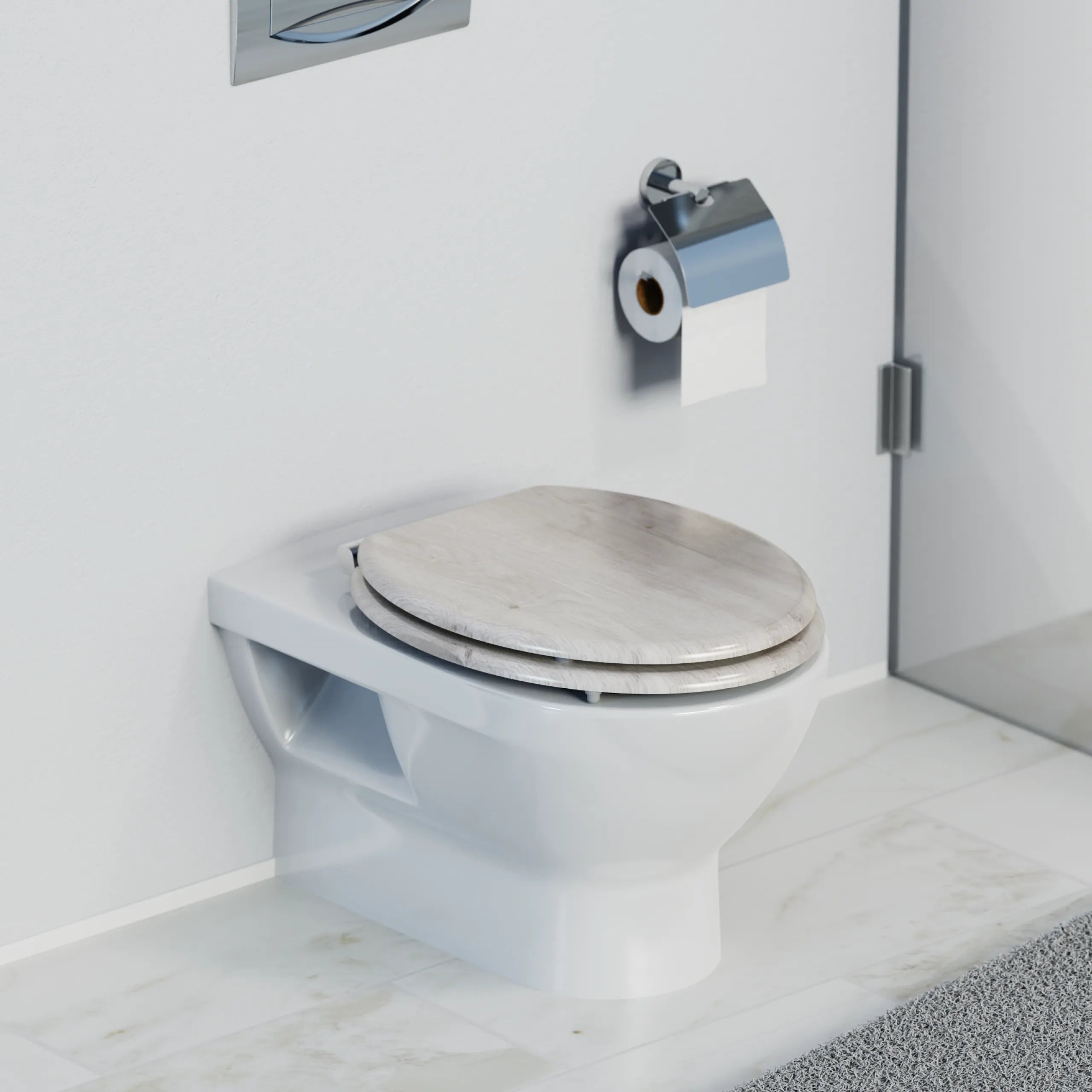 Holz WC-Sitz LIGHT WOOD mit Absenkautomatik