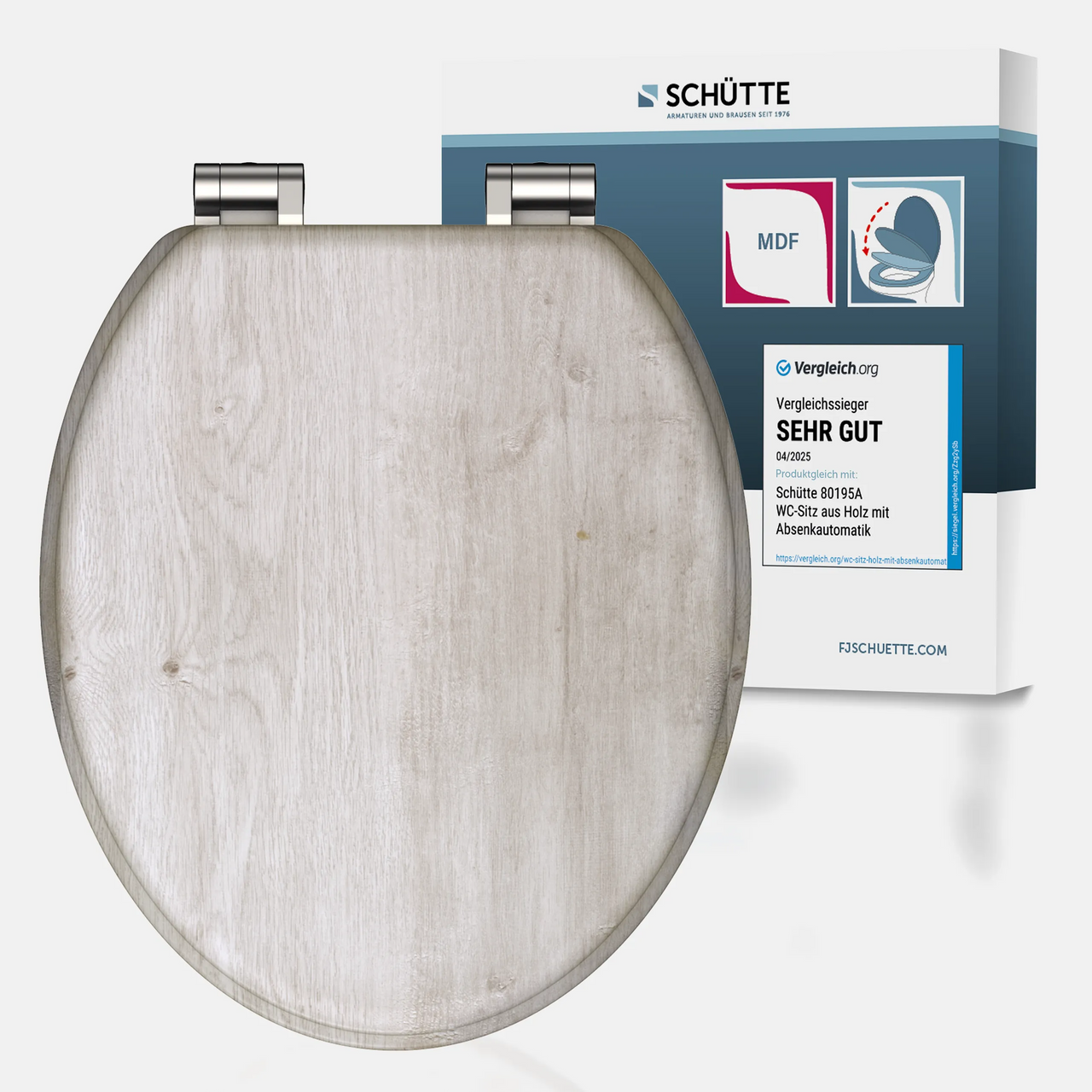 Holz WC-Sitz LIGHT WOOD mit Absenkautomatik